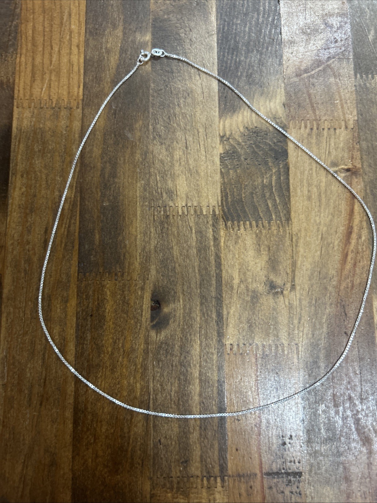 18” Sterling Silver Thin Box Chain 2.06 Grams