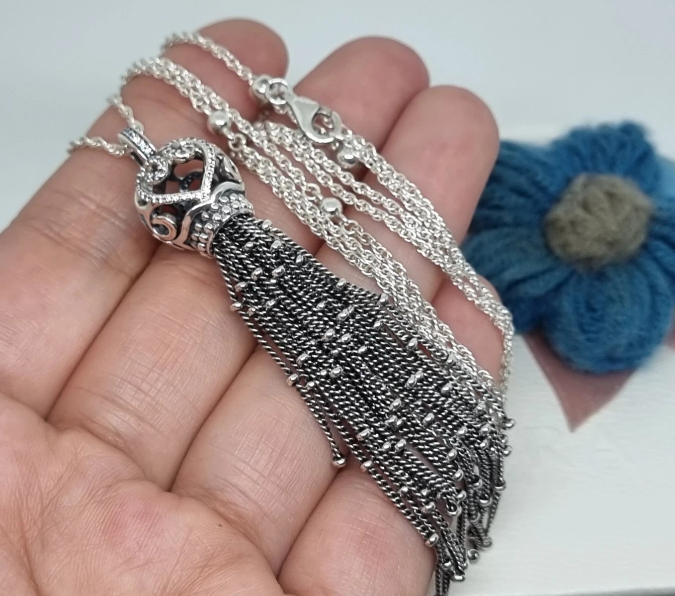 NEW Genuine Pandora Spring 2018 Enchanted Tassel Pendant Necklace 70cm 💕 BOXED