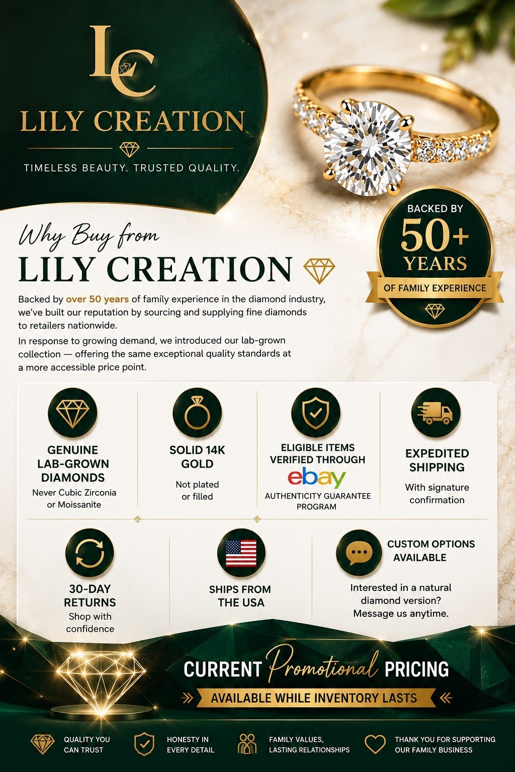 4 Carat Natural Diamond Cross Pendant 14K Gold