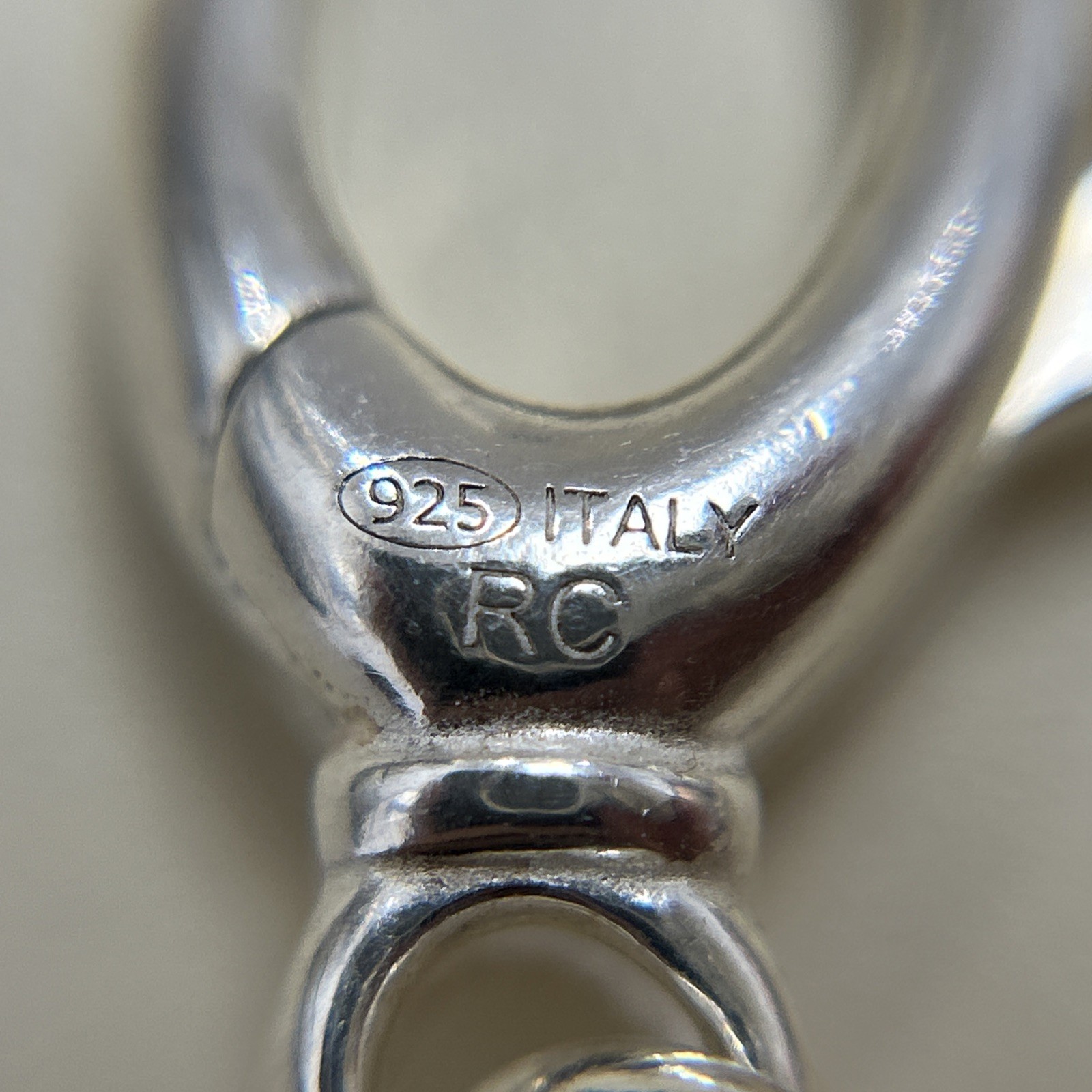 .925 Solid Sterling Silver Figaro Link Chain Necklace 13.6mm 18” 67.3g