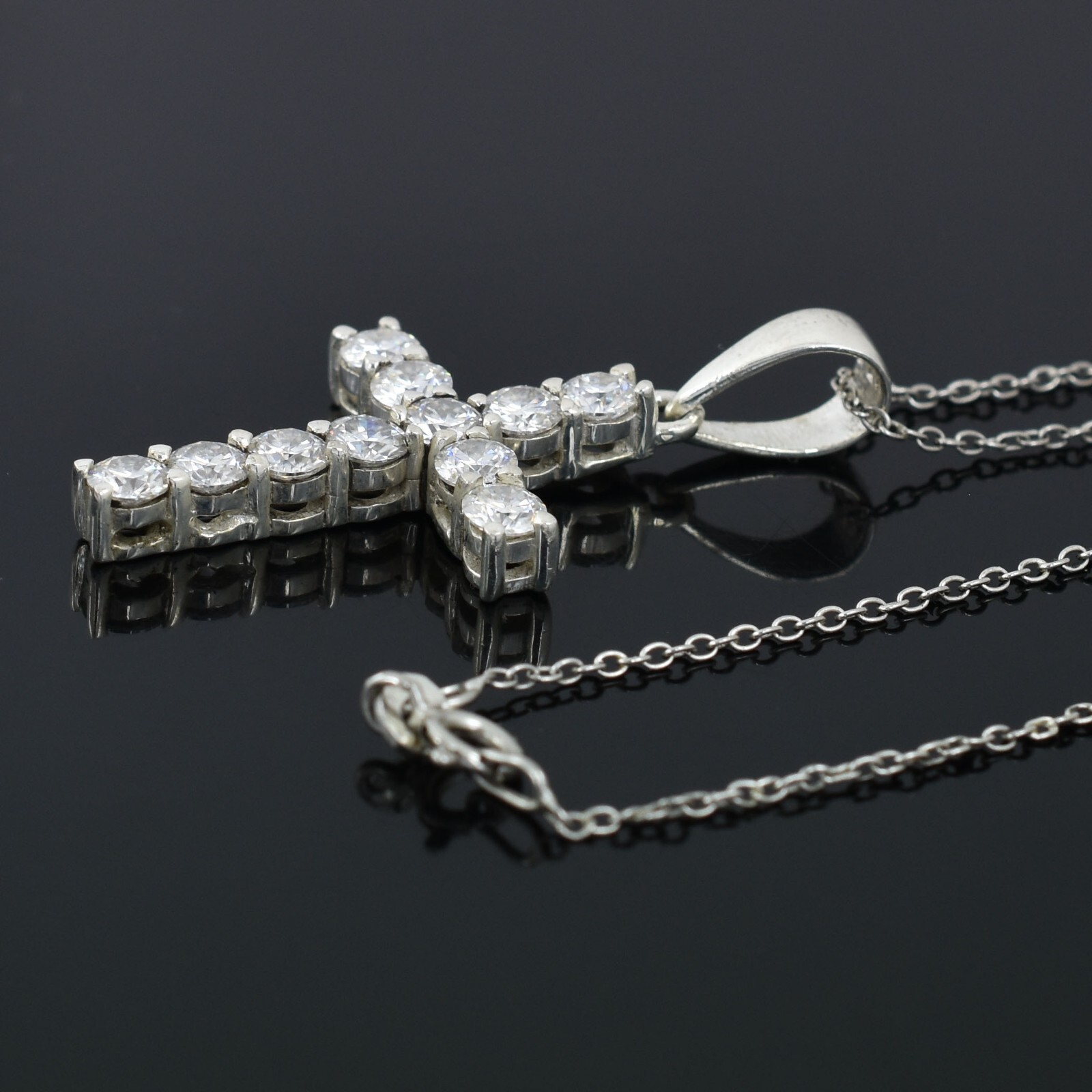 Gorgeous 5.00 Ct Certified Diamond Cross Pendant, Unisex Gift. VIDEO