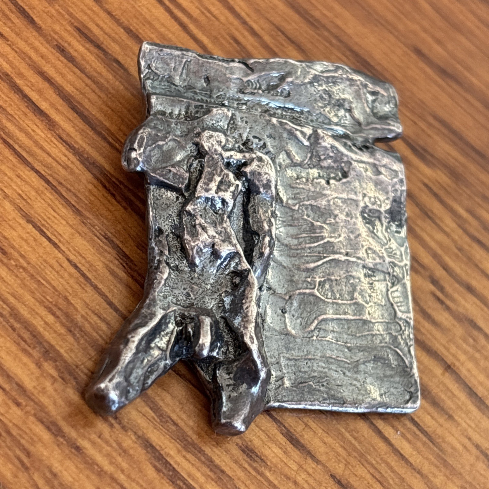 Jolanta Pawlak Fine Art Sterling Silver Pendant Abstract Male Figural 23g Q3