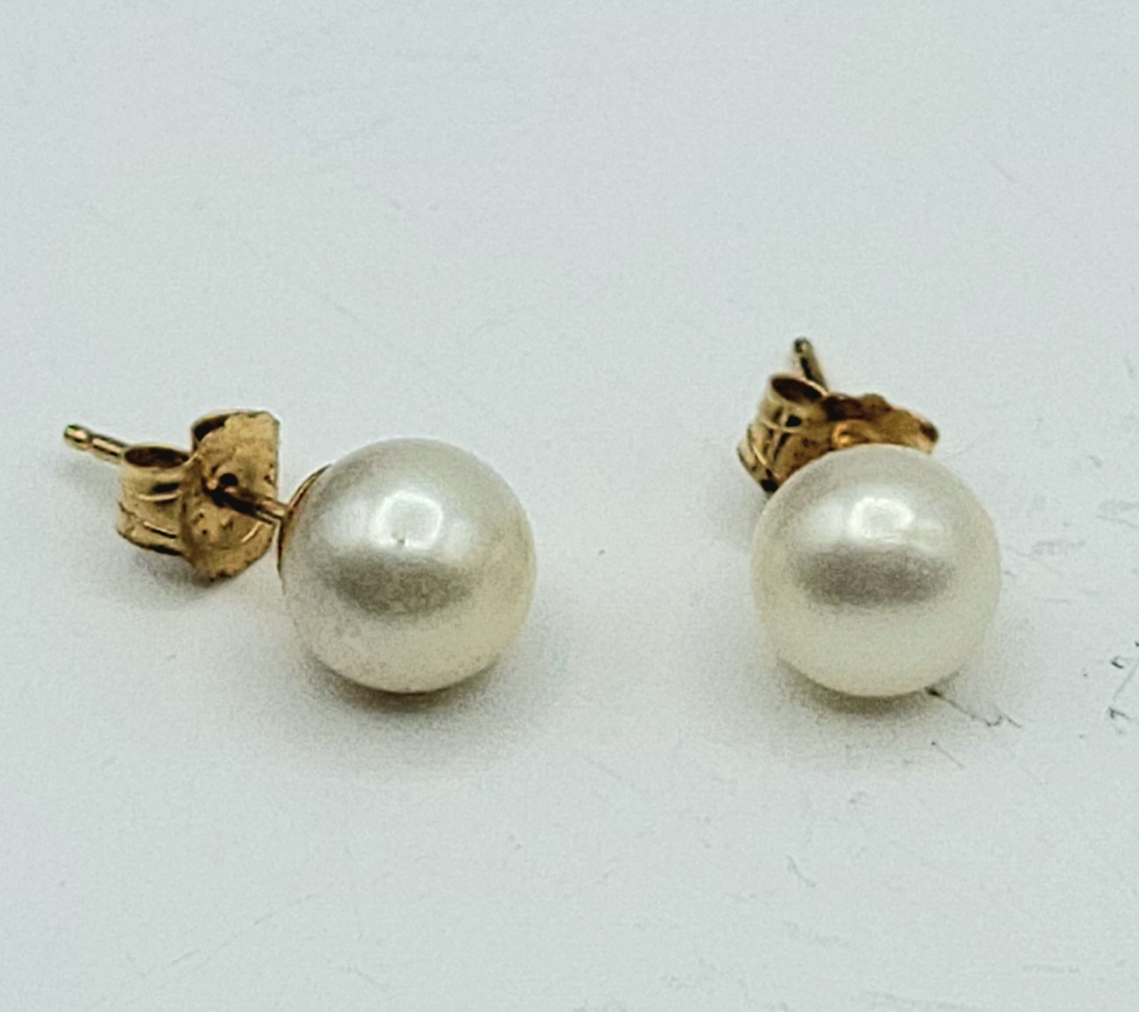 Freshwater Pearls 18″ Necklace 7″ Bracelet + Earrings Set 14K YG Closure