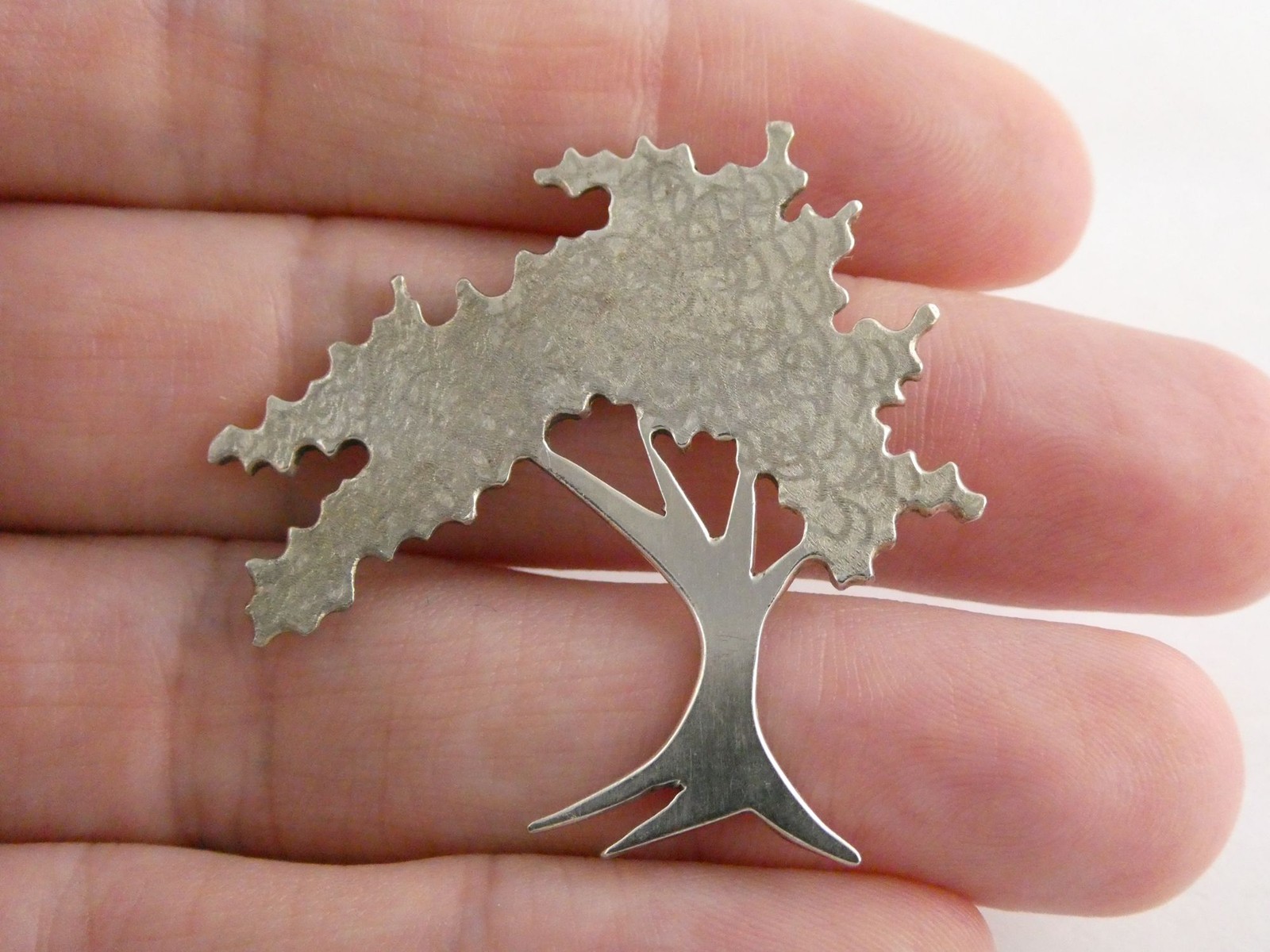 DM Handmade Sterling Silver Branching Tree Pendant 5.8g 1.5 Inch Length