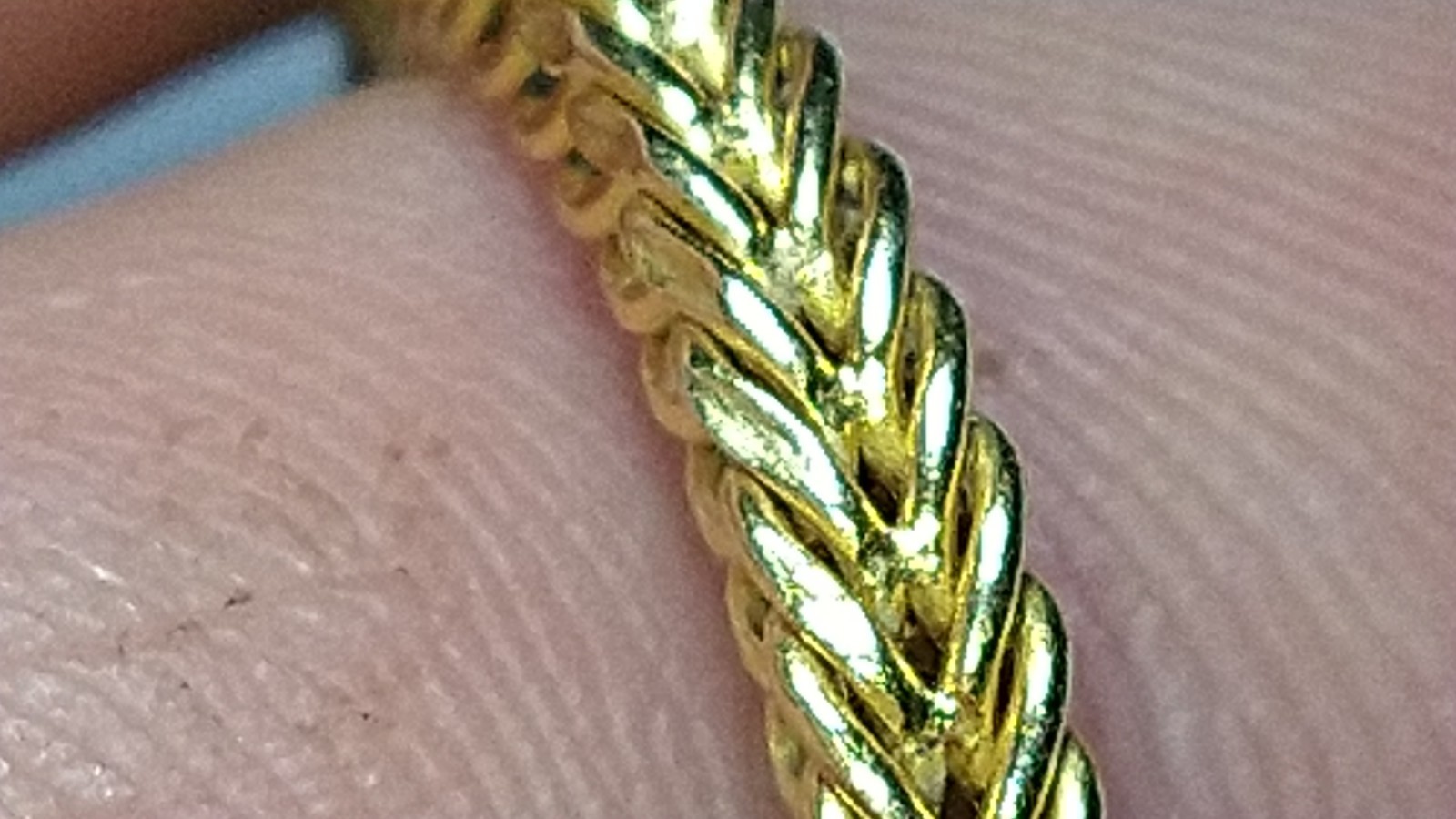23k gold franco chain necklace 15.22 grams – 20.75″