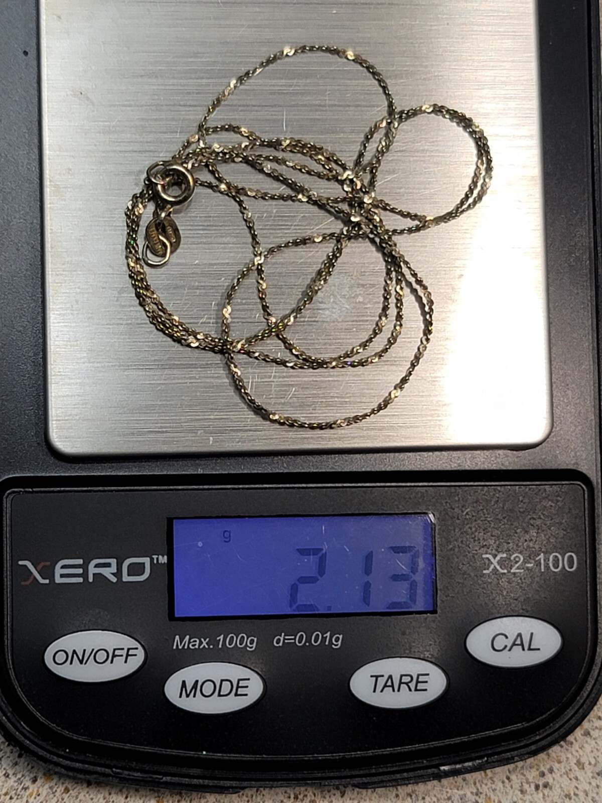 Danecraft 925 Signed Sterling Silver Twisted Serpentine Necklace 23.5” Italy