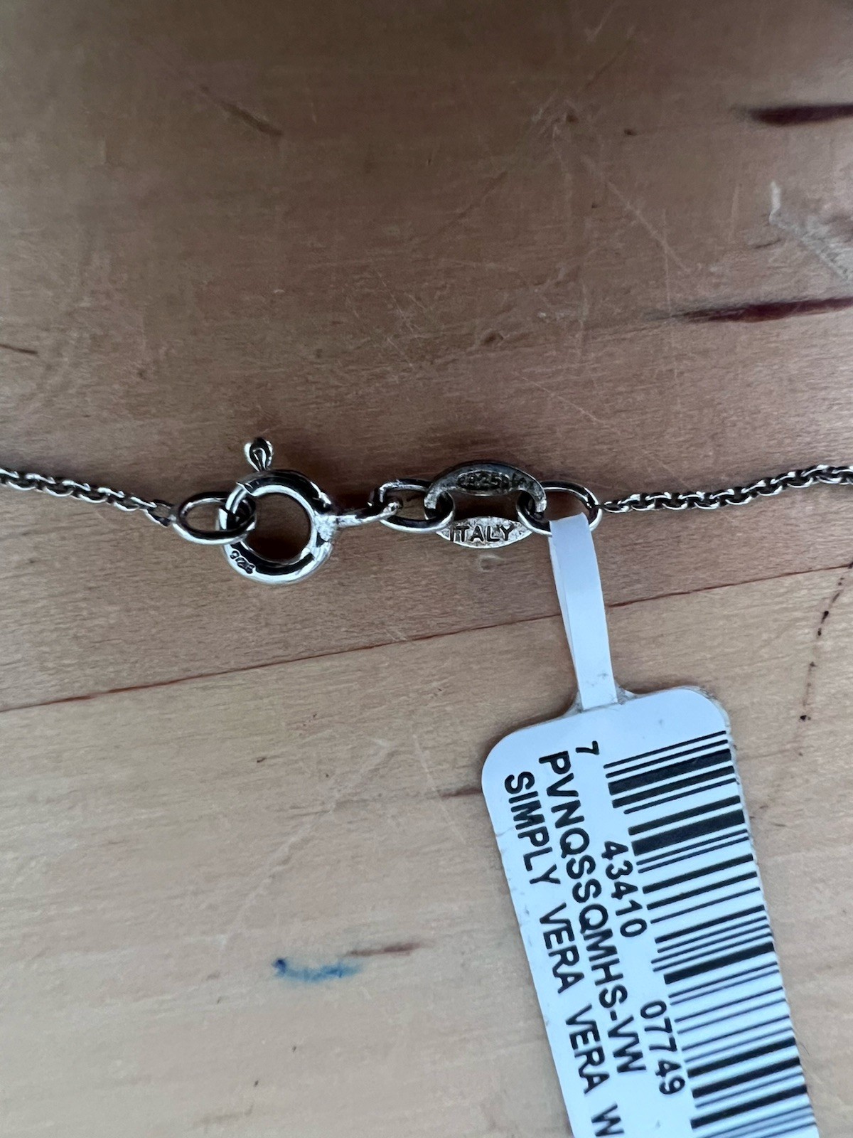 Sterling Silver Diamond Necklace Round Pendant .925 Flower Filigree $200 Retail