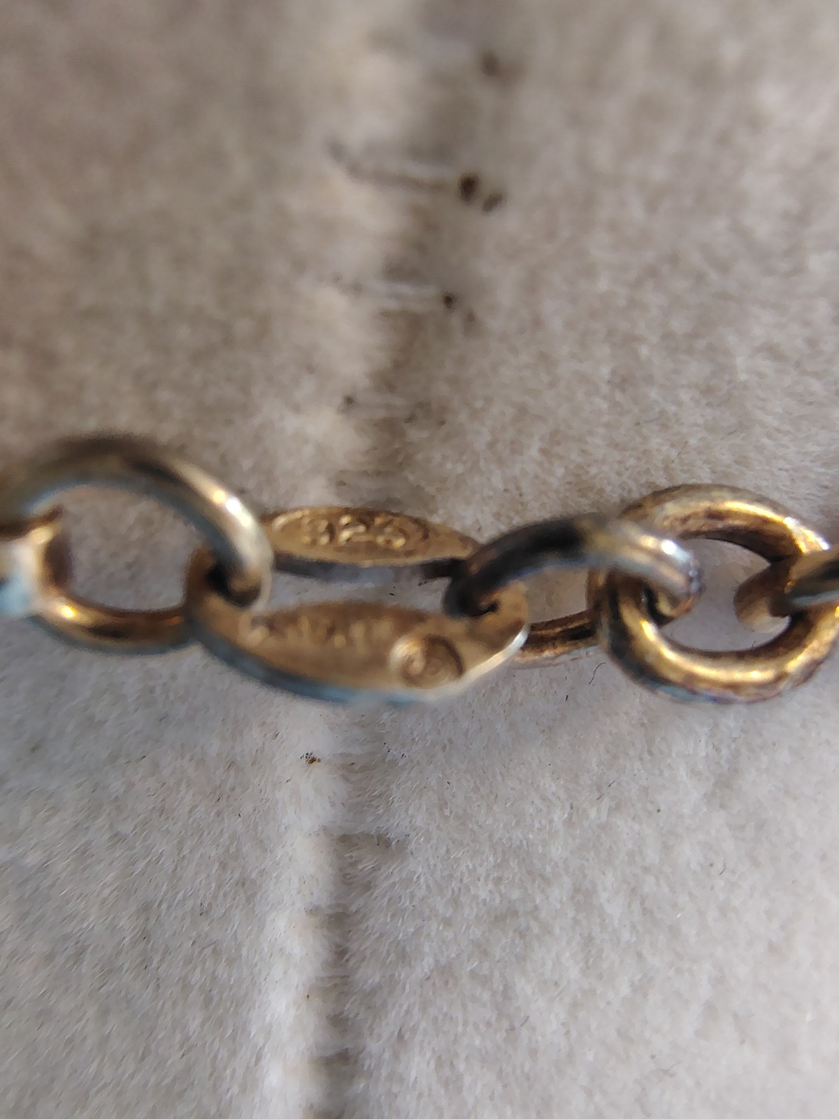 ​Vtg 925 Sterling Silver Gold Vermeil Spinner Pendant Necklace Italy 29g 24″