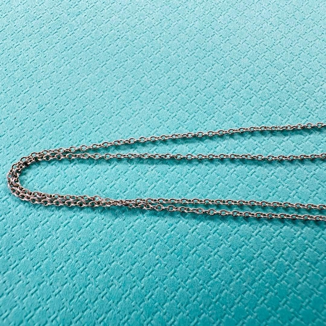 TIFFANY & Co. Return to Mini Double Pink Heart Enamel SV925 Pendant Necklace