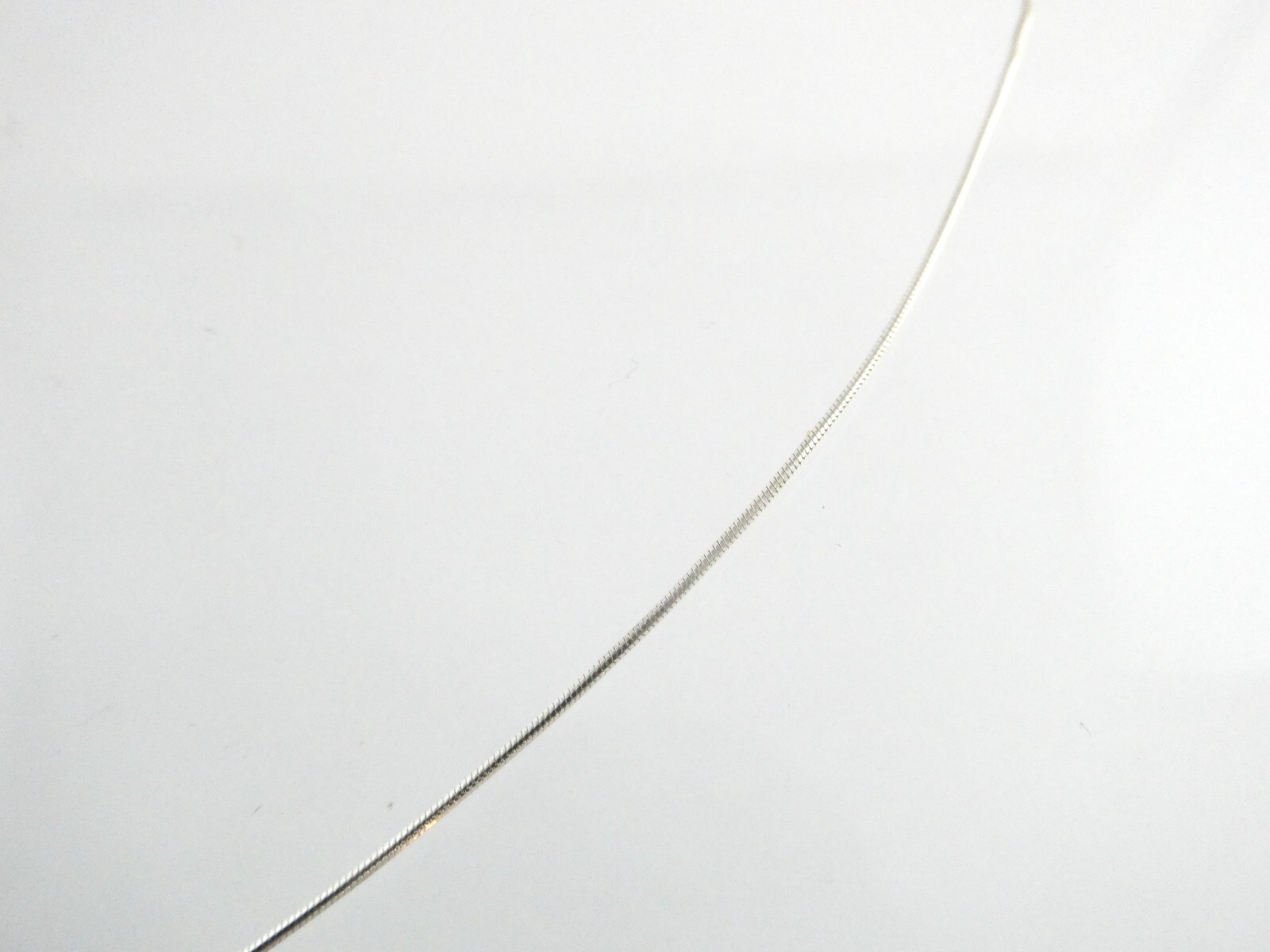 AGI Italy Sterling Silver Snake Chain Necklace 925 18 Inch Length 2.1g