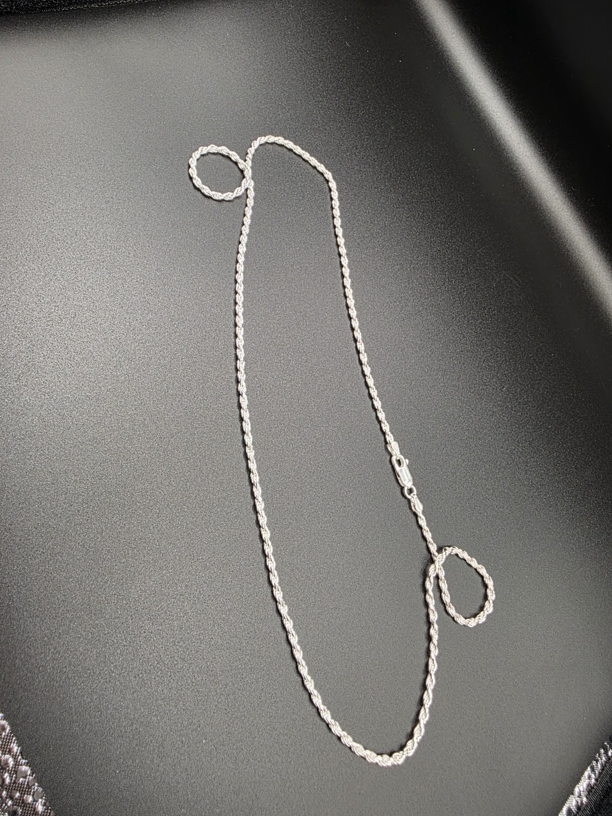 Sterling Silver 22-inch Rope Chain Necklace 11g