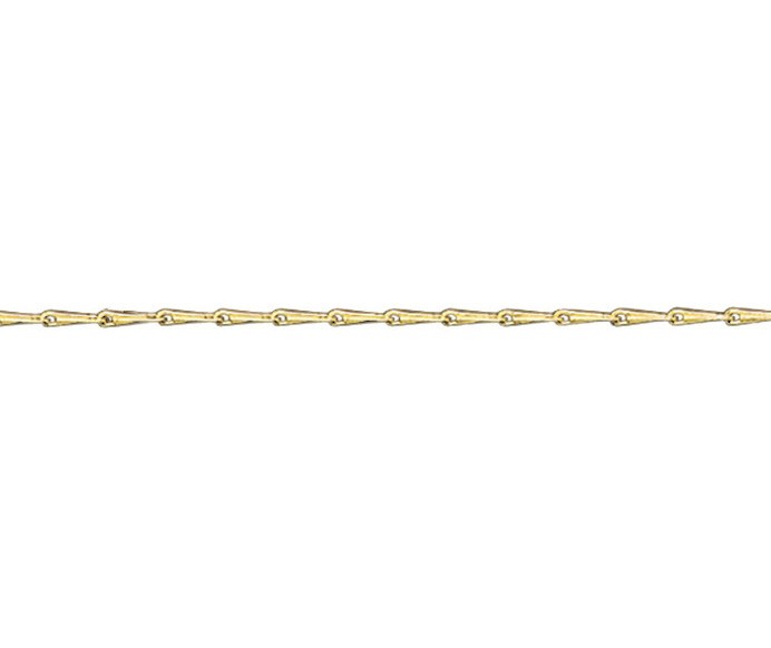9ct Yellow Gold Solid Hayseed 1.44mm 28″ / 70cm Necklace Chain (HS2)