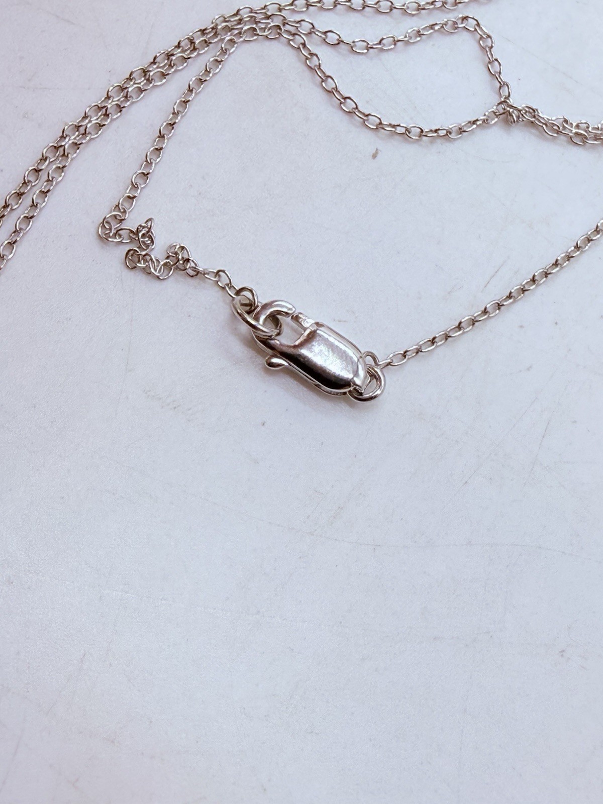 Honora Gray Pearl Necklace 18″ Sterling Silver Solitaire Chain NIB w/ Pouch