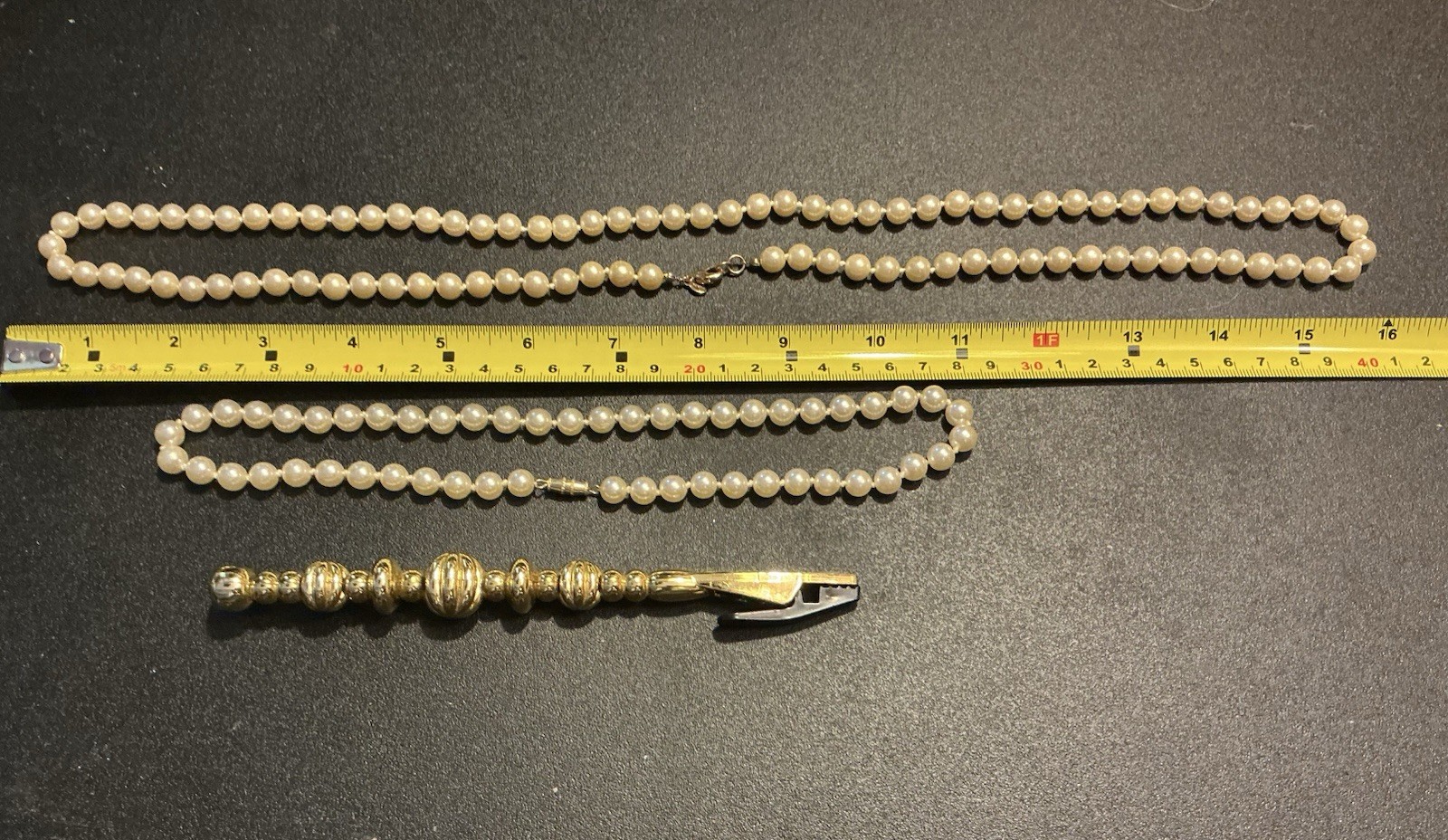 31” Cultured Pearl Necklace And Pear Bracelet not A Set
