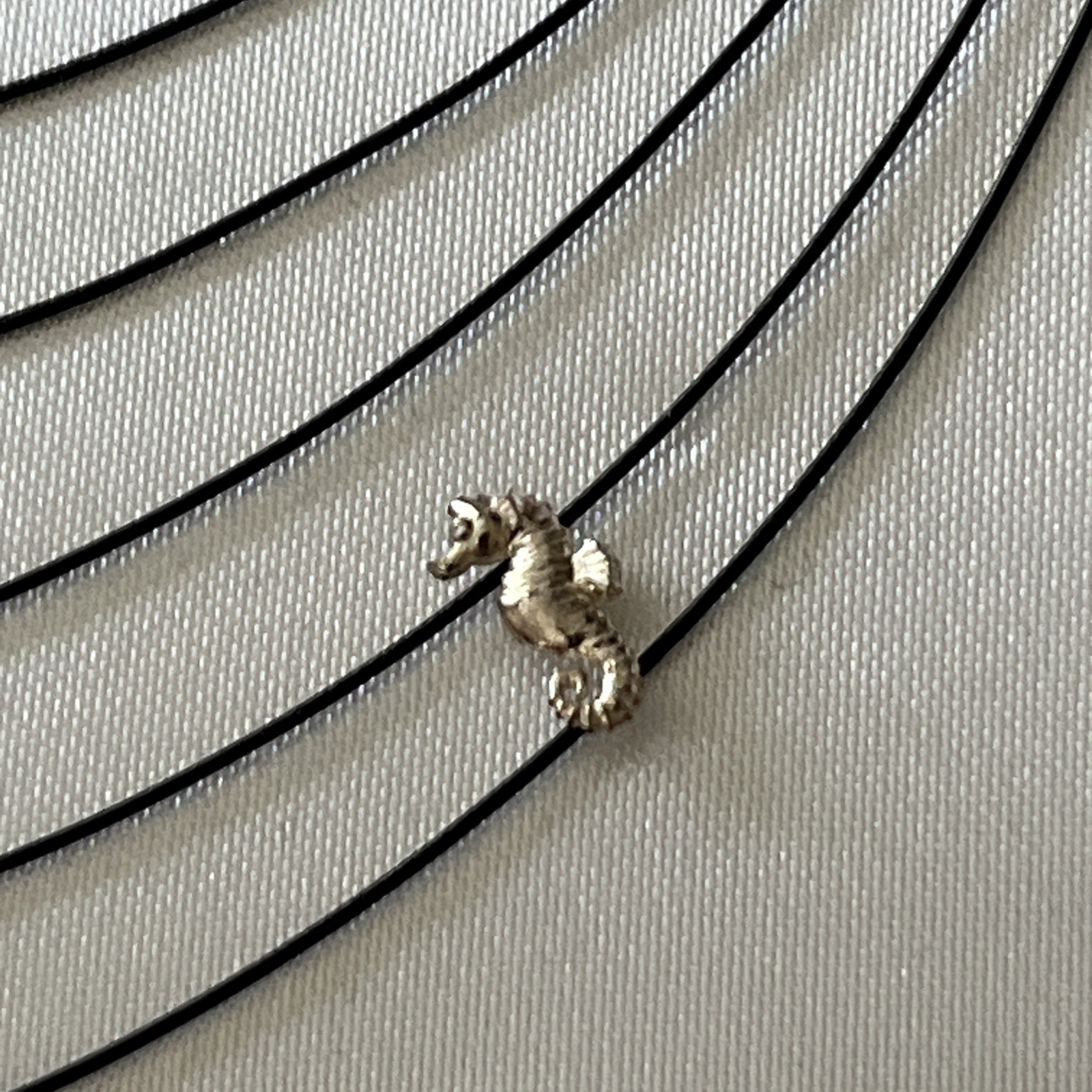 Chatham Jewelers Multi Cord Necklace With SS Seaside Jewelry In Original Packing