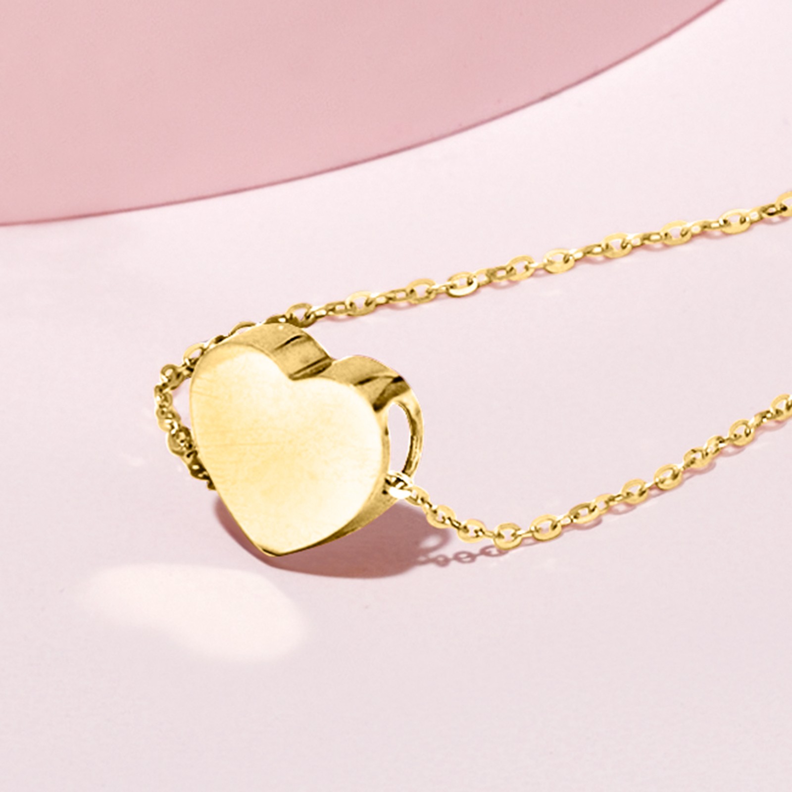 RS Pure by Ross-Simons 14kt Yellow Gold Heart Pendant Necklace