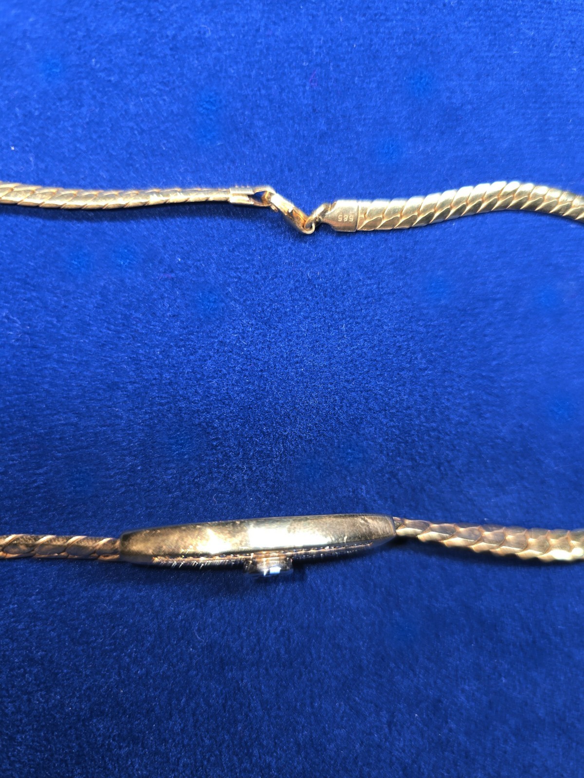 Vintage Solid 14K 585 Yellow Gold Necklace 17” ,21 grams approx, Germany