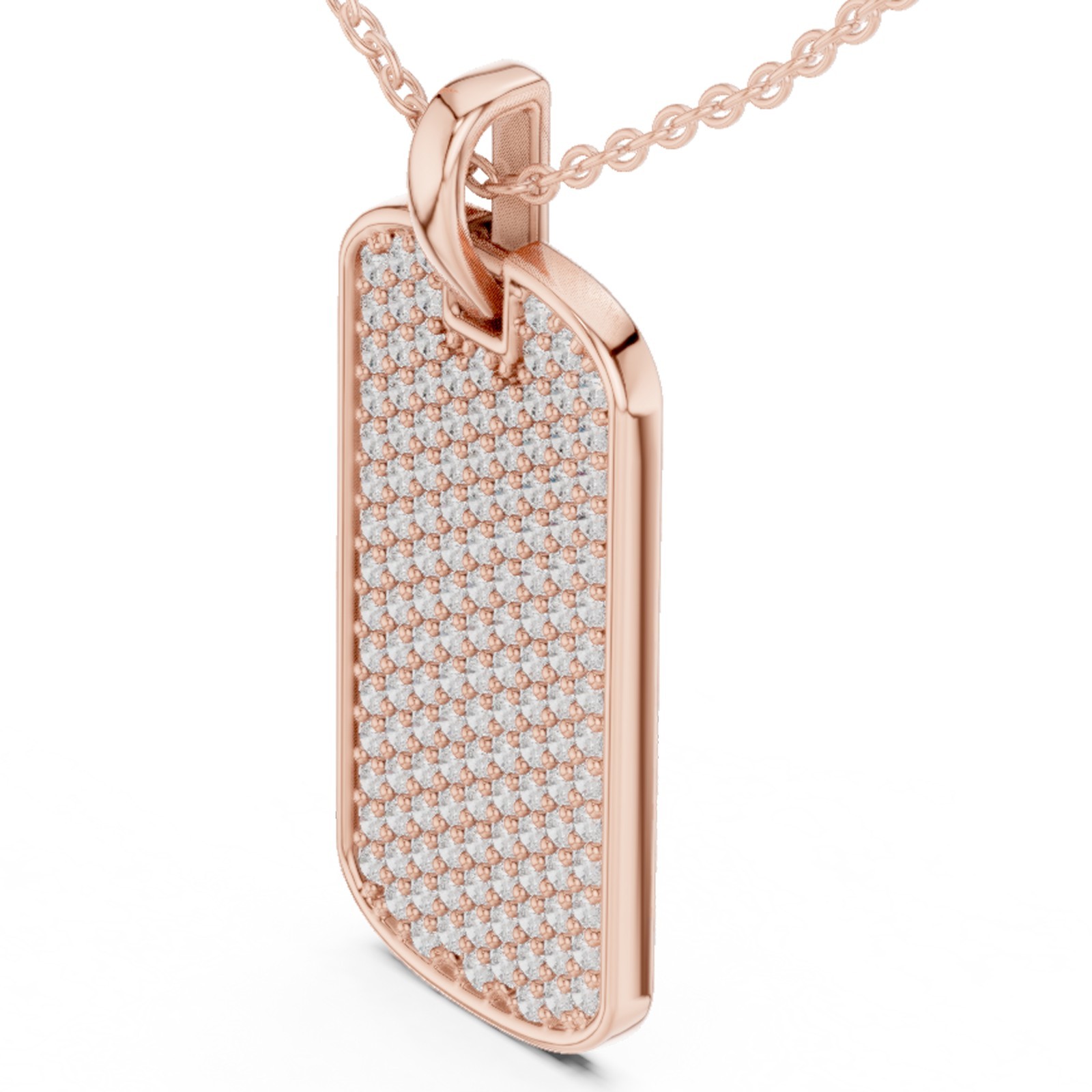 Certified VVS1 Natural Diamond Anniversary Women Gift Pendant 14k Gold Over