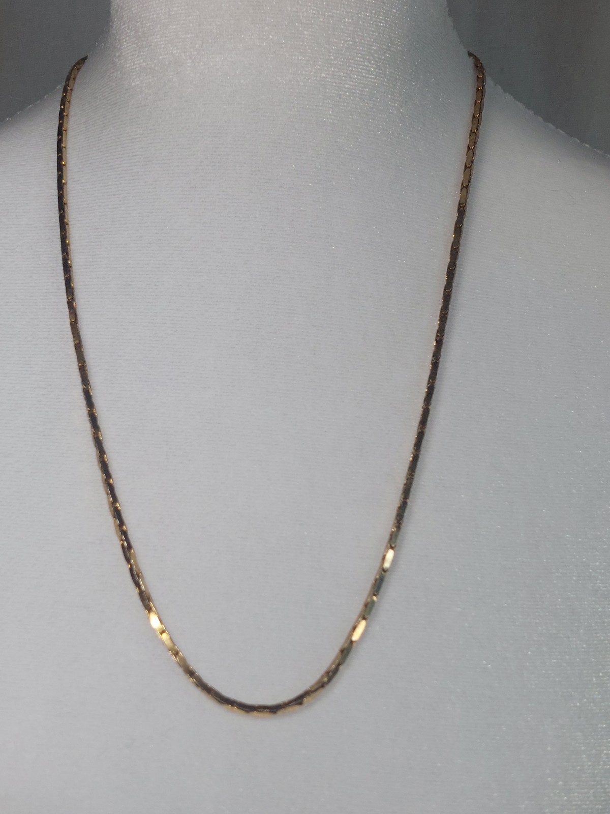 Vintage 14K GP Made in Italy Chain Necklace 23.5″ Quiet Luxury Minimalist 16g
