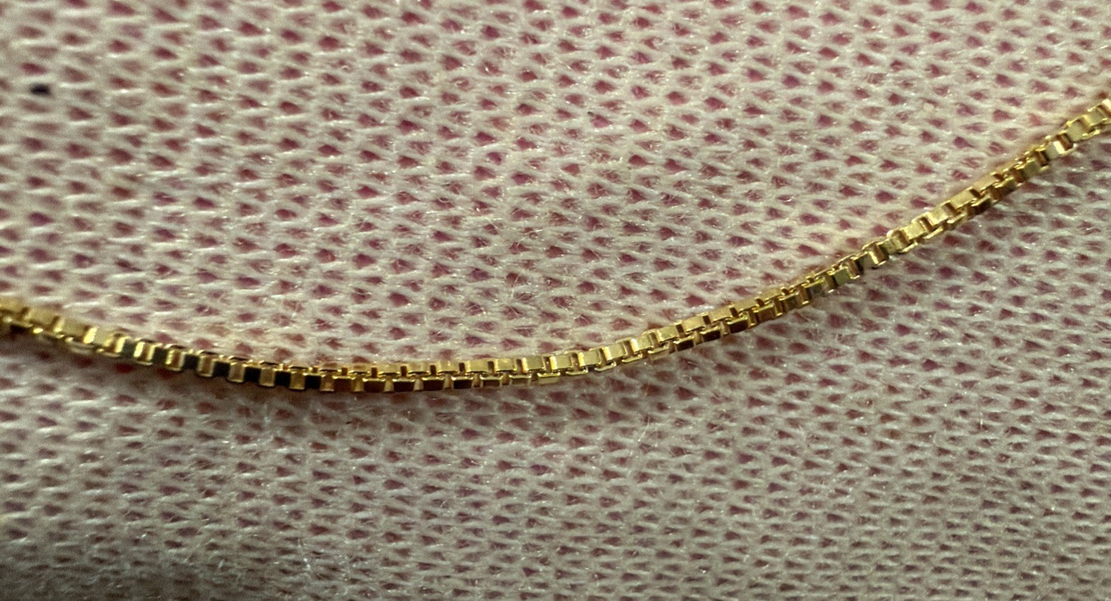 10 Pc Sealed 18k Gold Italy 925 Sterling Silver 1MM Box Chain Necklaces 17 1/2”