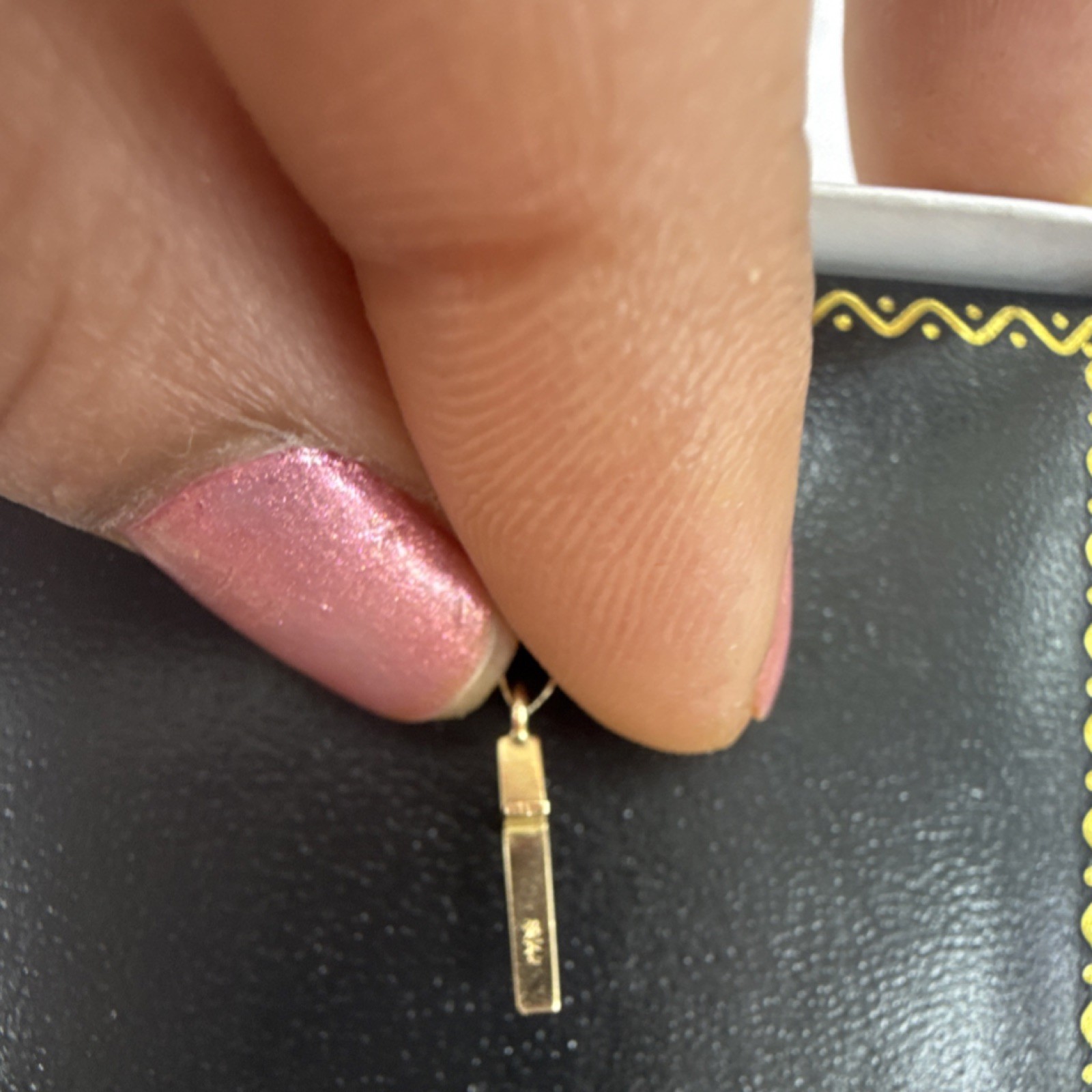Yellow Gold 14k 0.33 gm cross pendant charm religious