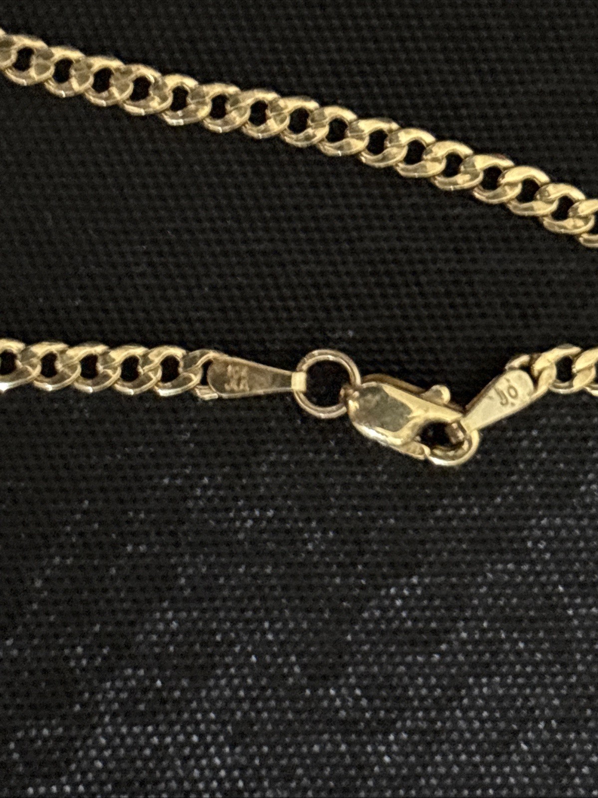 10K Yellow Gold 20-inch Micro Cuban Link Chain Necklace