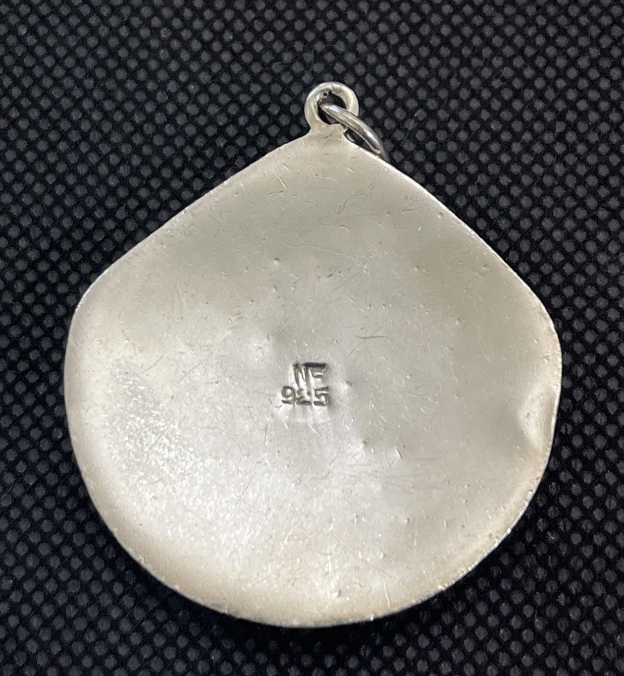 925 Sterling Silver Hollow Sea Shell Pendant 11 Grams 1.75”