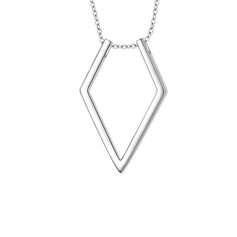 925 Sterling Silver Ring Holder Pendant Necklace Minimalist Handmade Pendant Her