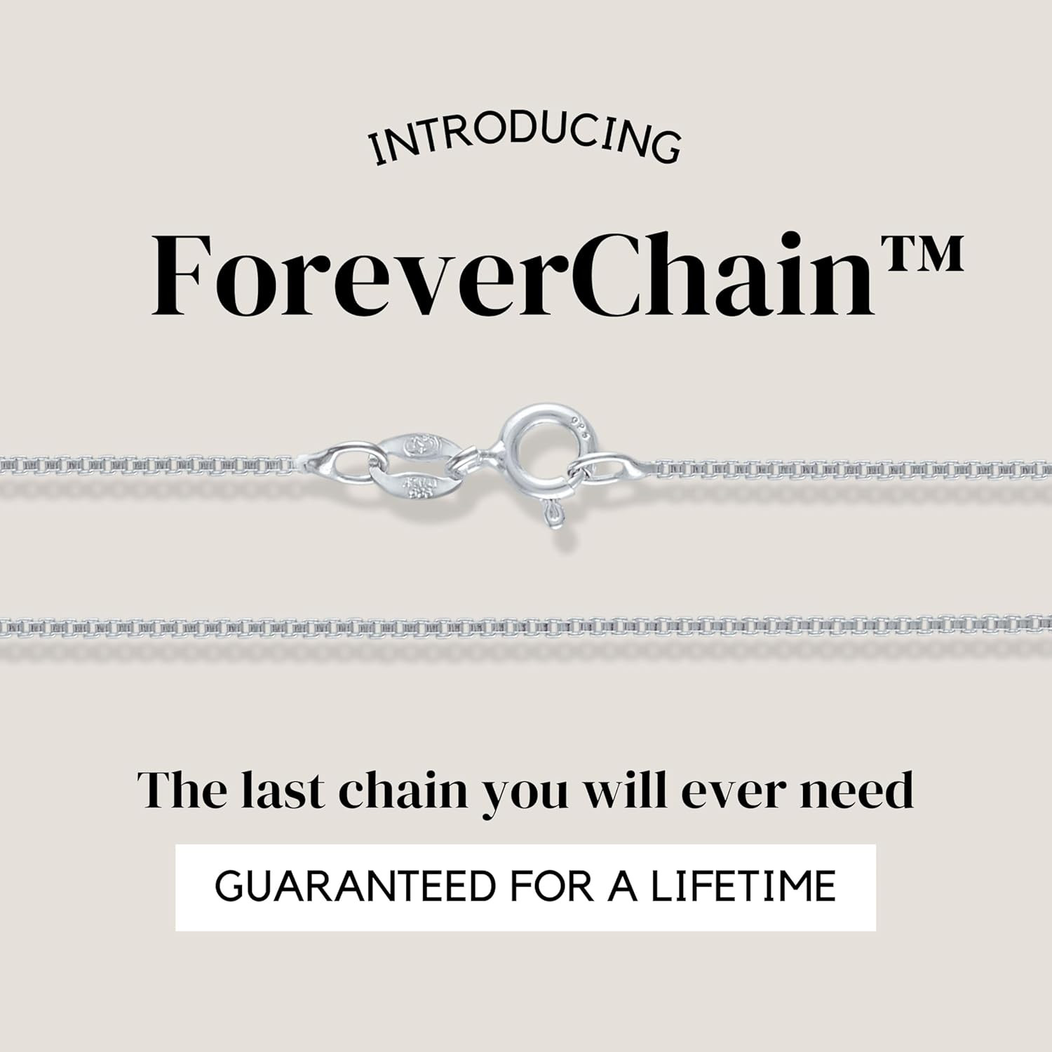 925 Solid Sterling Silver 1Mm Dainty Thin Box Chain Necklace for Women, Italian