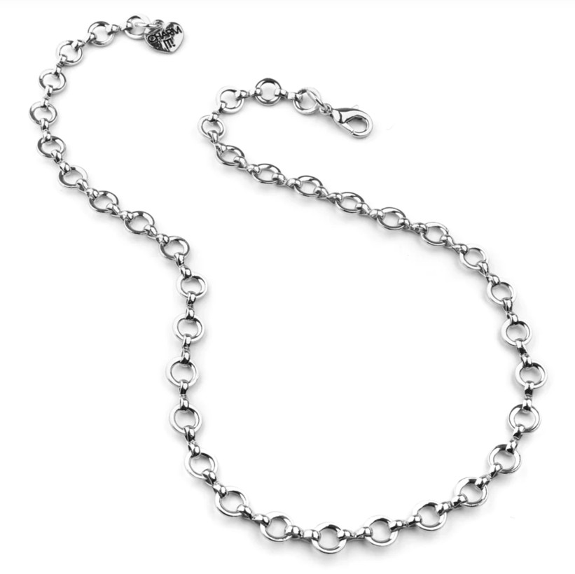 CHARM IT! Silver Chain Choker Necklace