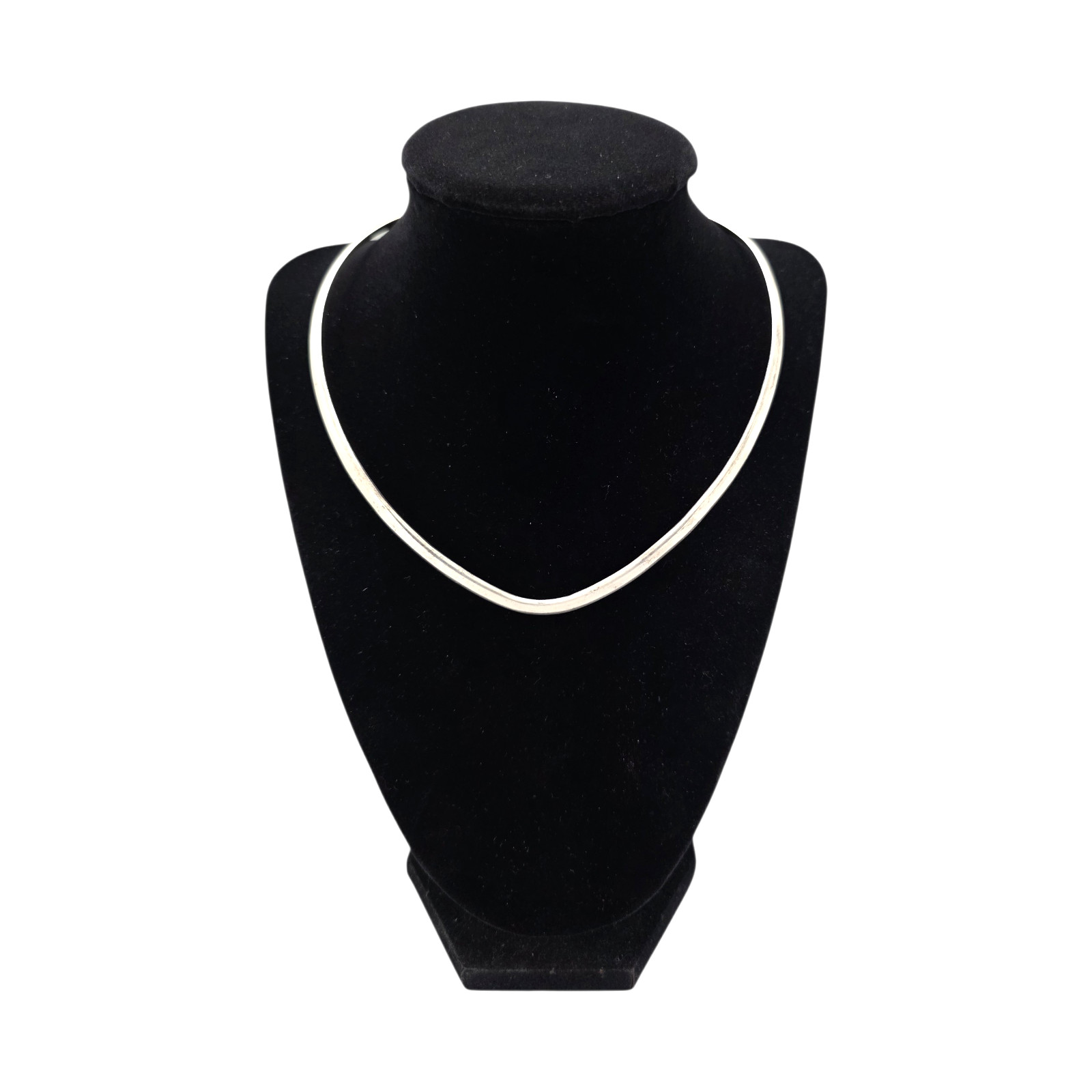 TC-106 TAXCO STERLING SILVER 13″ V-SHAPE CHOKER NECK RING 24.9GR #8217