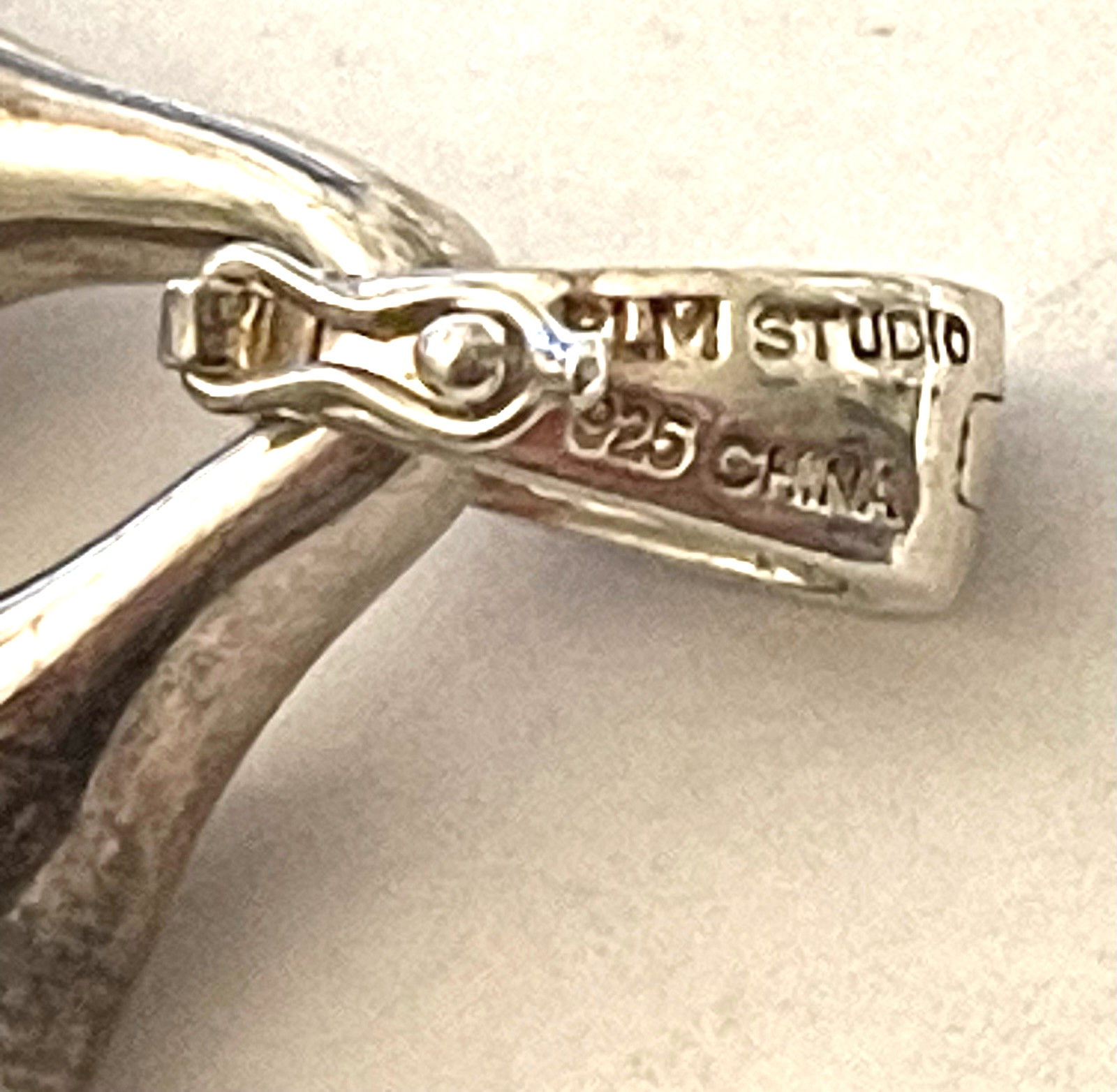 Broken Heart “Forgive” Pendant, Robert Lee Morris RLM Studio Sterling Silver 925