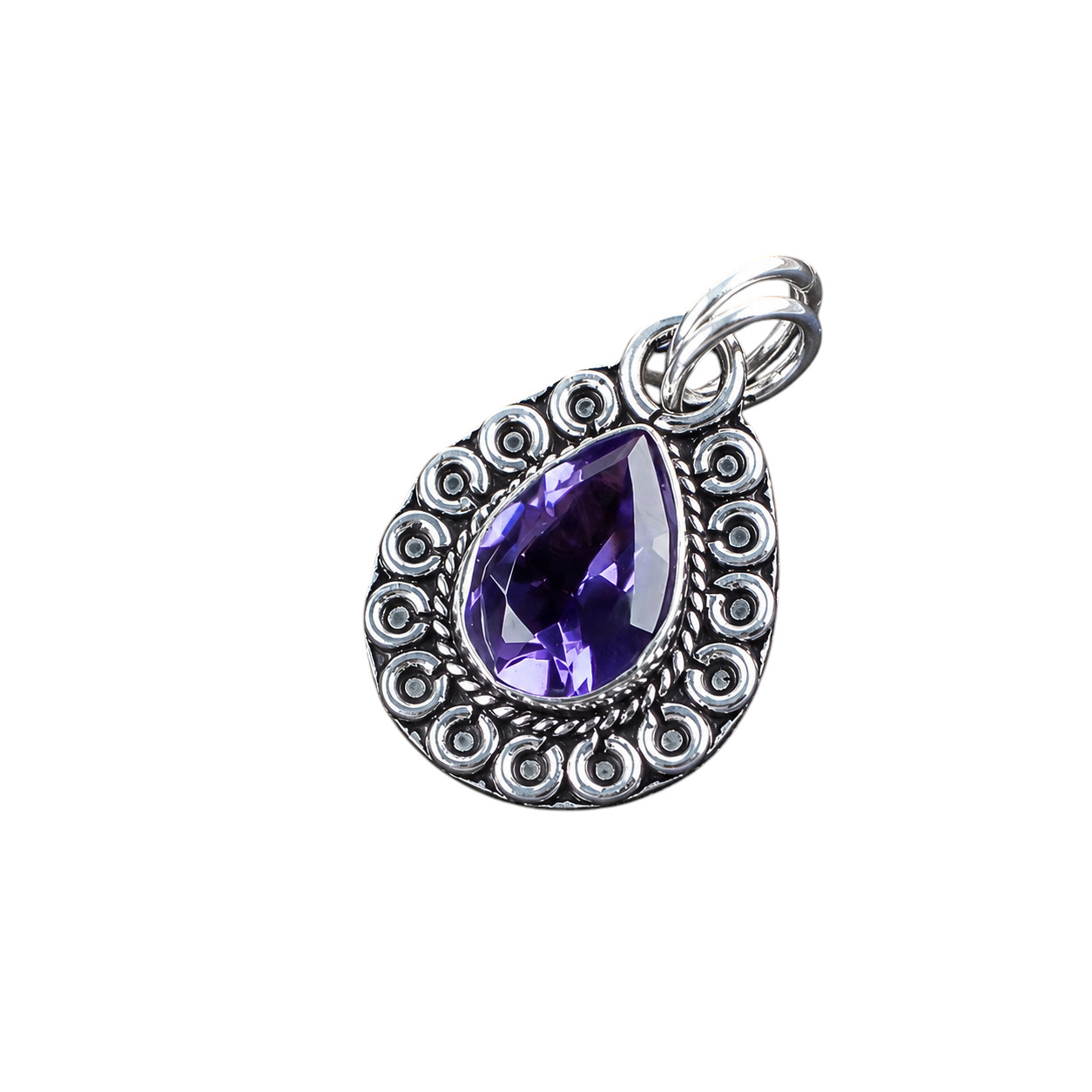 Iolite Gemstone 925 Sterling Silver Pretty Pendent1.02″ Gift For Anniversary