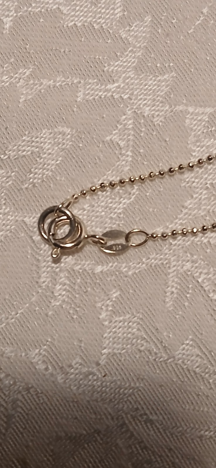 925 Silver Chain, 9.5″, 925 Gold filled Leaf, Charm, Chain, Tiny Dreidel Charm