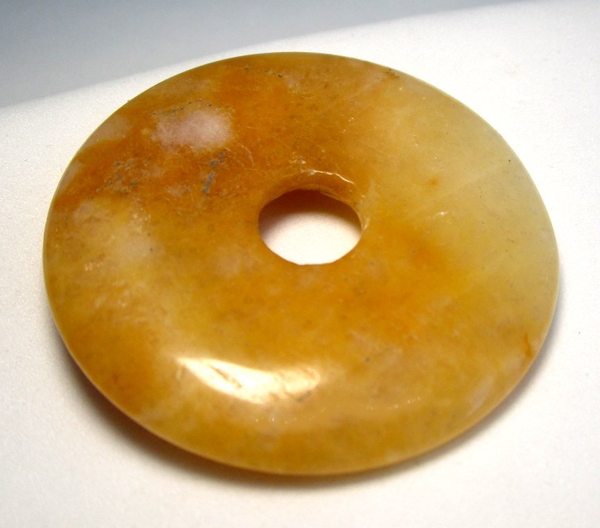 Mutton Jade Bi-Disc 12.4 grams 1 1/2” diameter lot 46r5