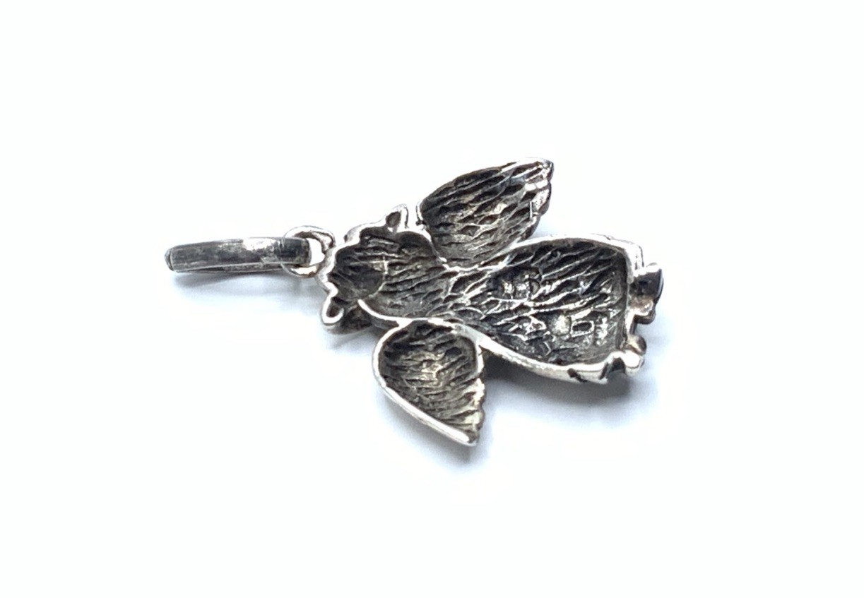 Vintage Sterling Silver 925 Cowgirl Guardian Angel Drop Charm Pendant
