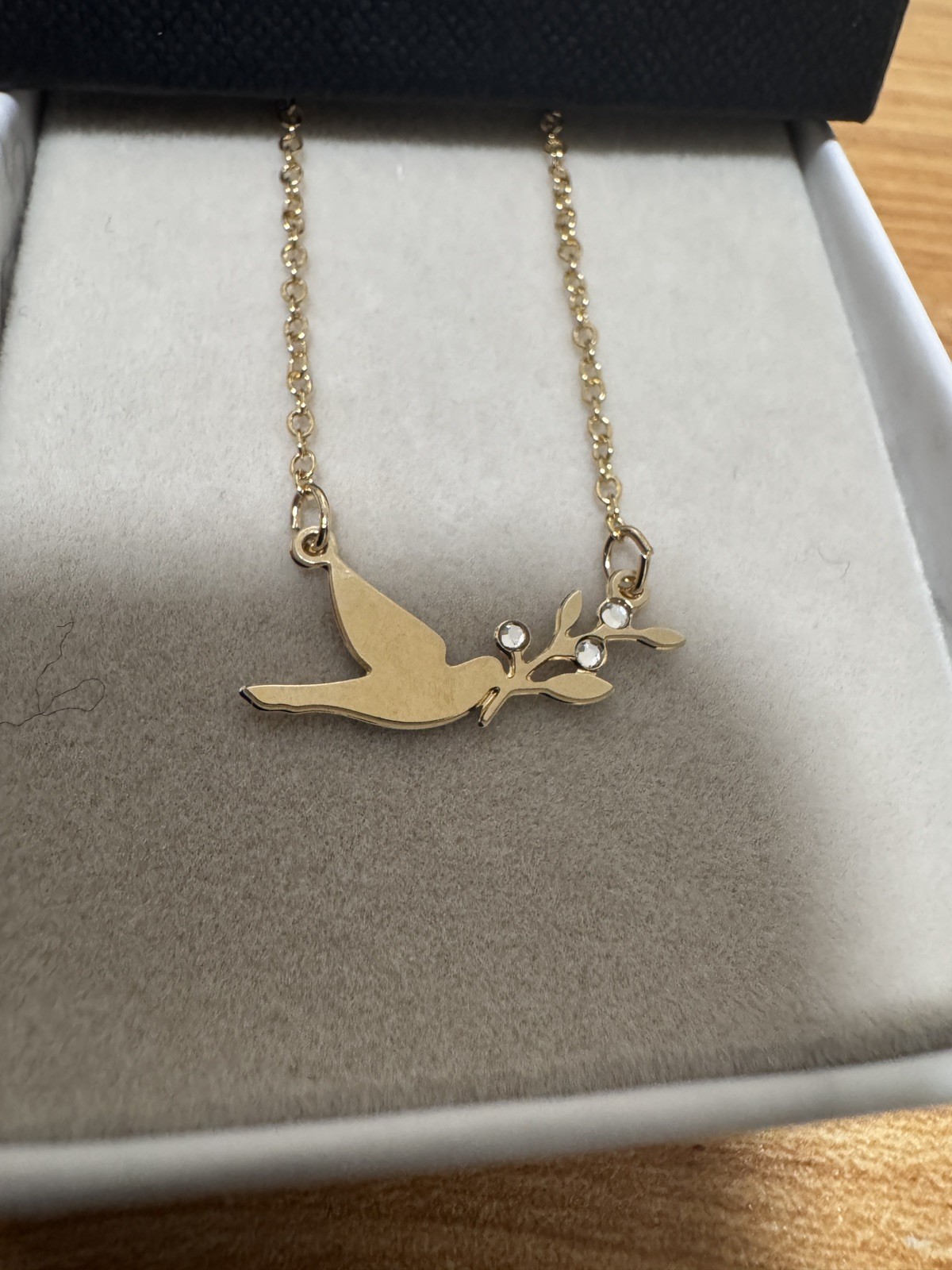 Shlomit Ofir Gold Bird Necklace. BRAND NEW. Free shipping.