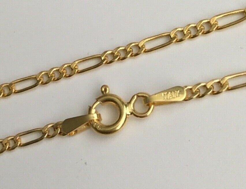 14K Real Gold Saint Jude Necklace 18″ / 14k Oro Cadena de San Judas 18″ – PT0101