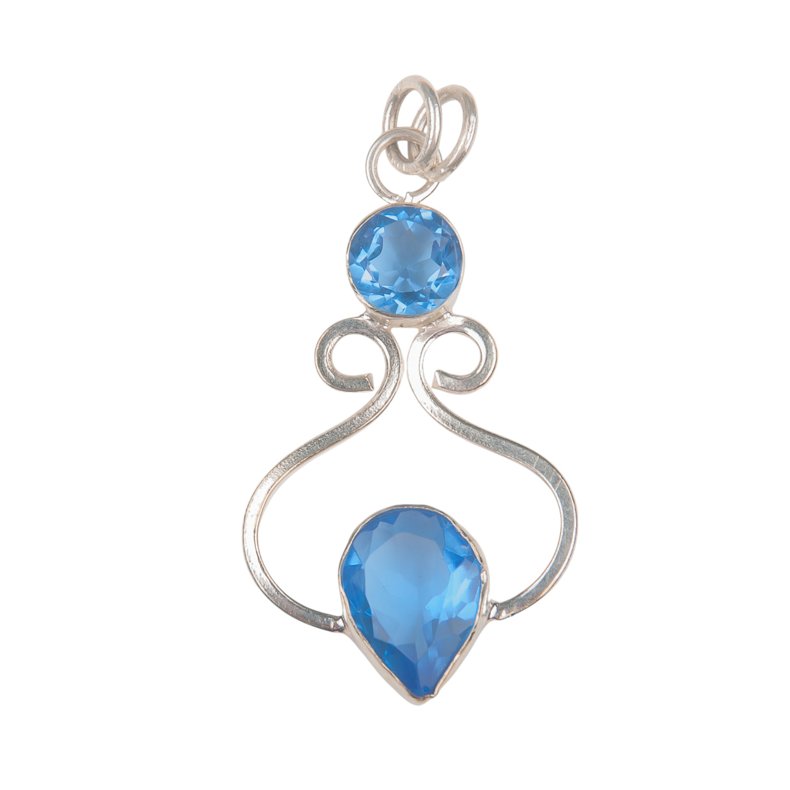 Tanzanite Gemstone 925 Sterling Silver Pear Cut Pendent 1.60″ Gift For Wedding