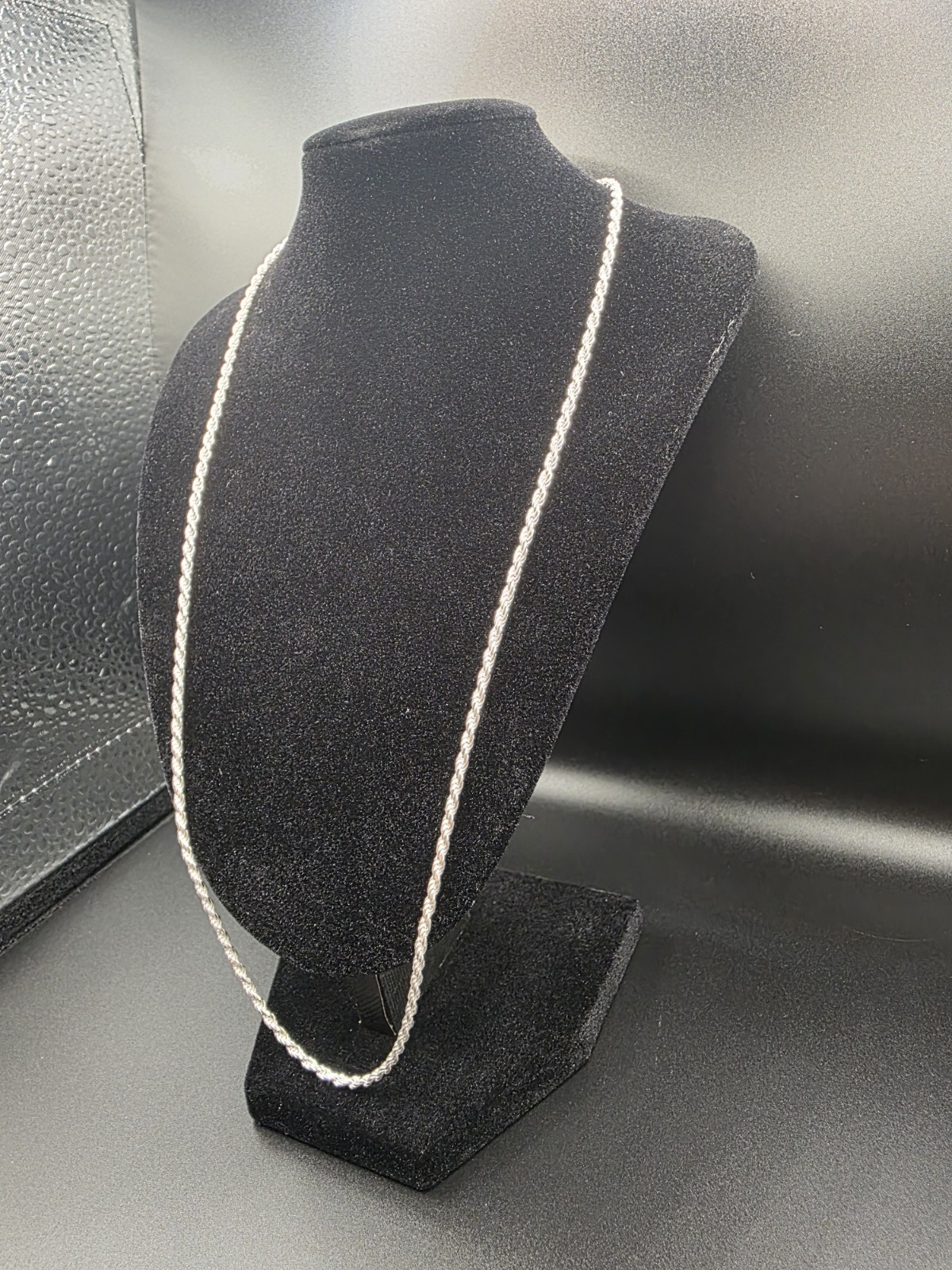 Sterling Silver 22-inch Rope Chain Necklace 11g