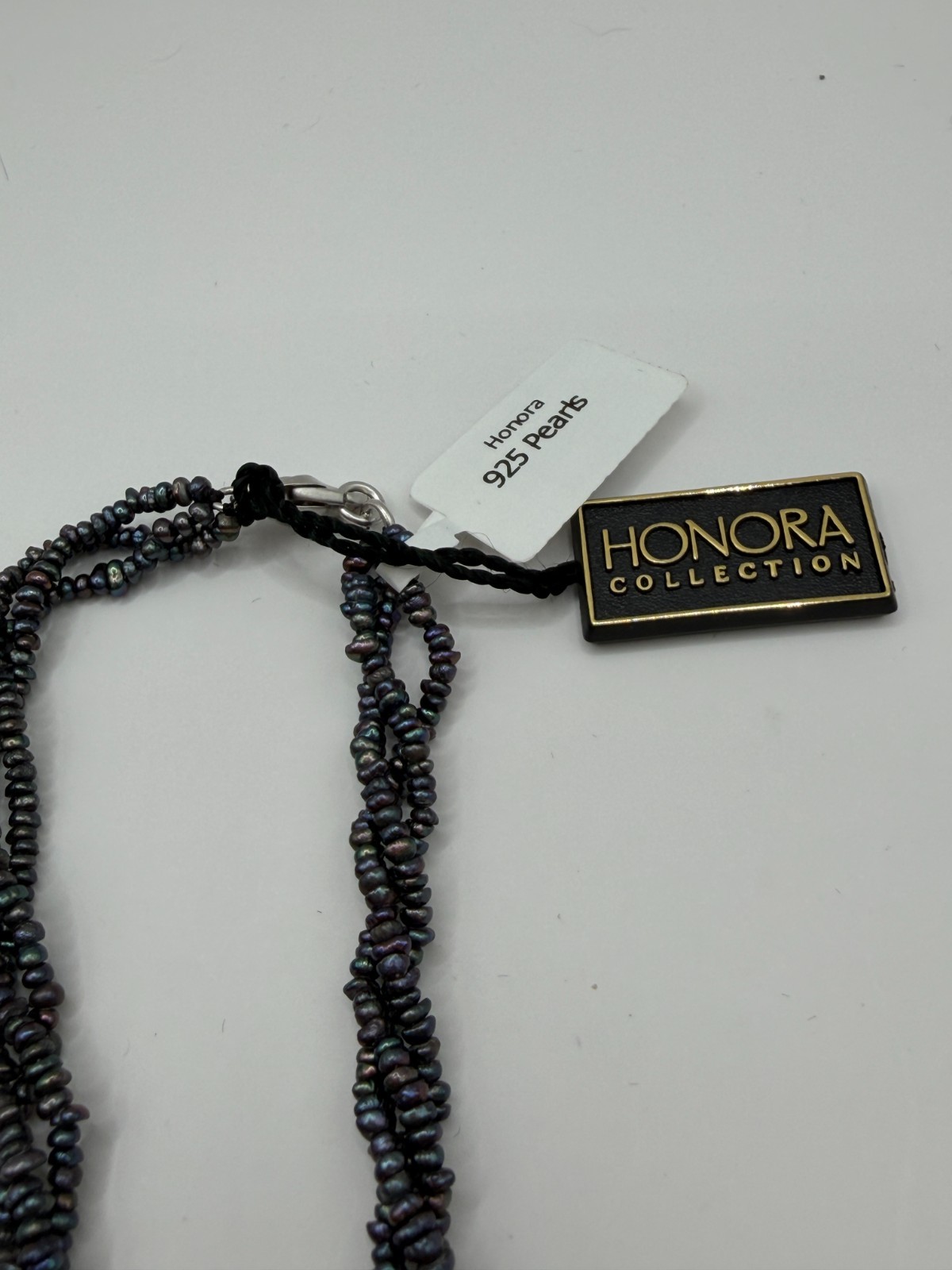 NWT 925 Honora Pearl necklace Multistrand w/Baroque Pearl Pendant
