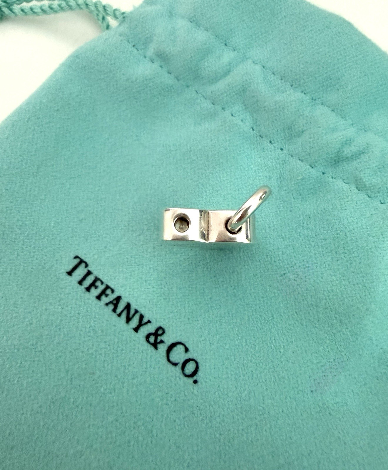 Tiffany & Co Heart Padlock Pendant 925 Sterling Silver
