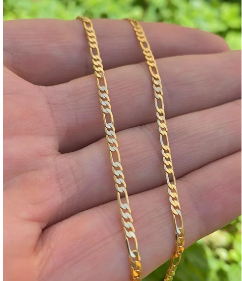 14K Gold Filled Figaro Chain Necklace 20″ and 24″ Womens Mens