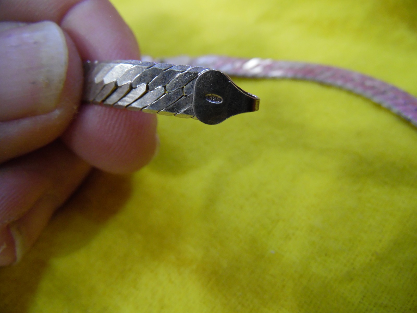 20 inch Italian 7mm Sterling Silver Necklace, 23.2 grams, great condition