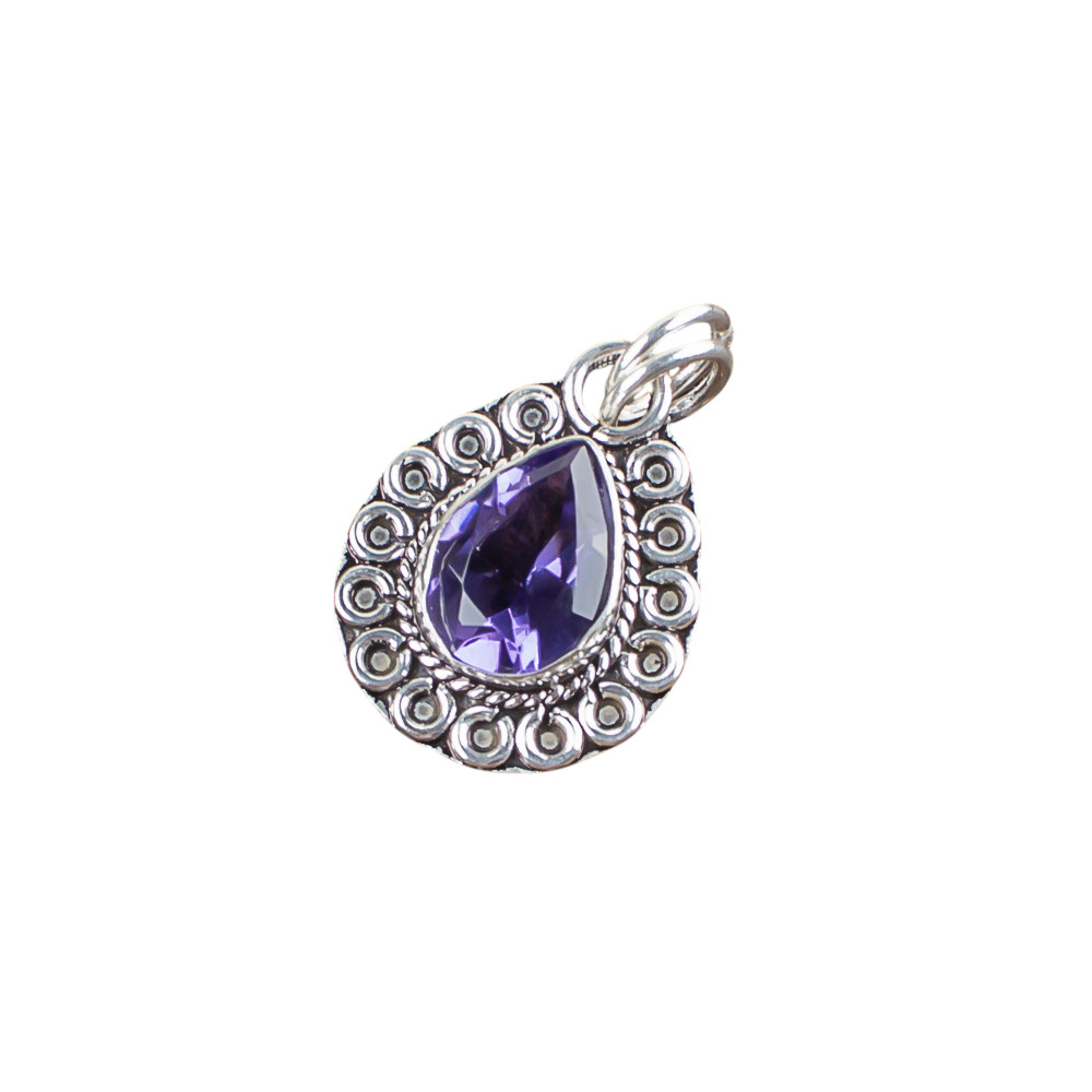 Iolite Gemstone 925 Sterling Silver Pretty Pendent1.02″ Gift For Anniversary