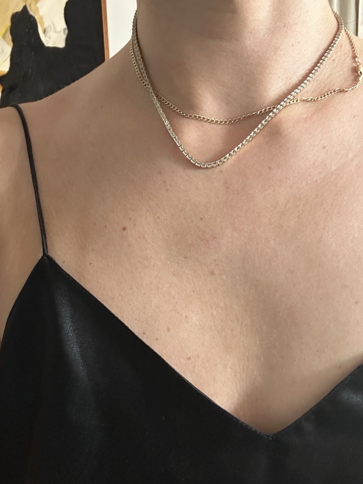 Aurate Lab Grown White Sapphire Horizontal Baguette Tennis Necklace