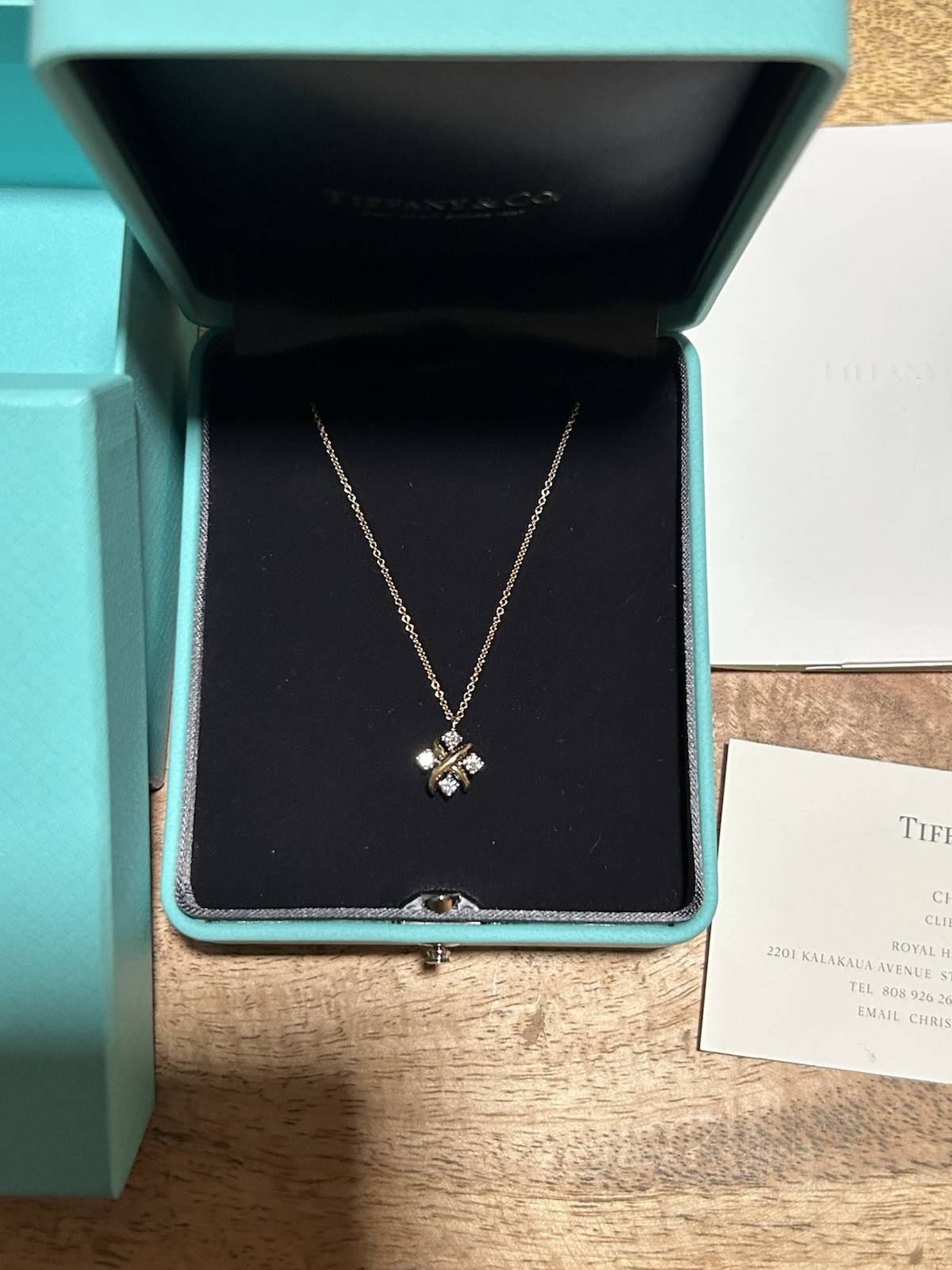 Tiffani & Co. Sixteen Stone by Tiffany Necklace W/ Standard 16” Chain Never Worn