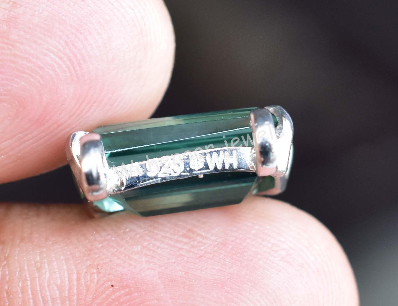 Rare 5.50 Ct Natural Paraiba Tourmaline 925 Sterling Silver Pendant Certified