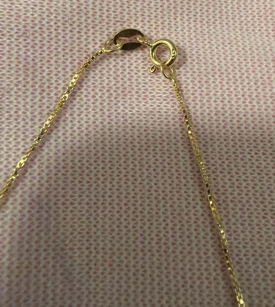 10 Pc Sealed 18k Gold Italy 925 Sterling Silver 1MM Box Chain Necklaces 17 1/2”
