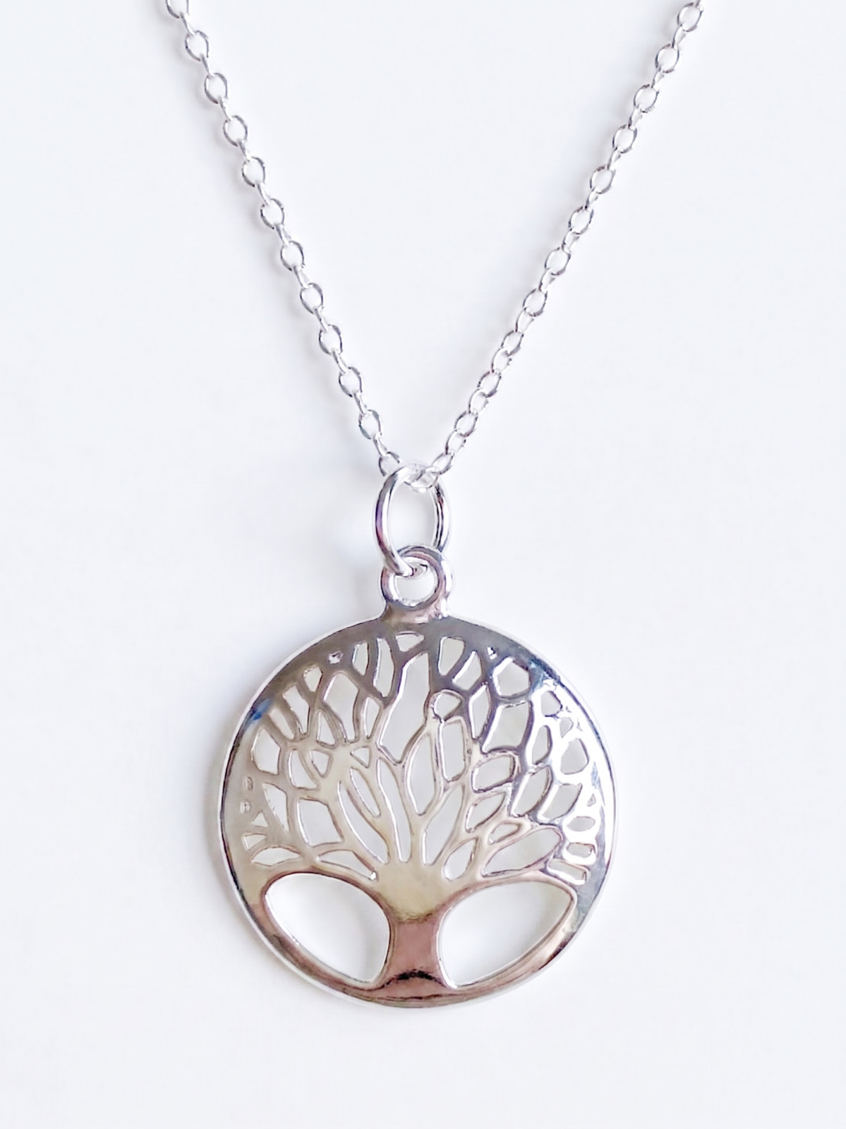 Sterling Silver 925 Tree of Life Necklace Pendant Womens Fashion Jewellery UK